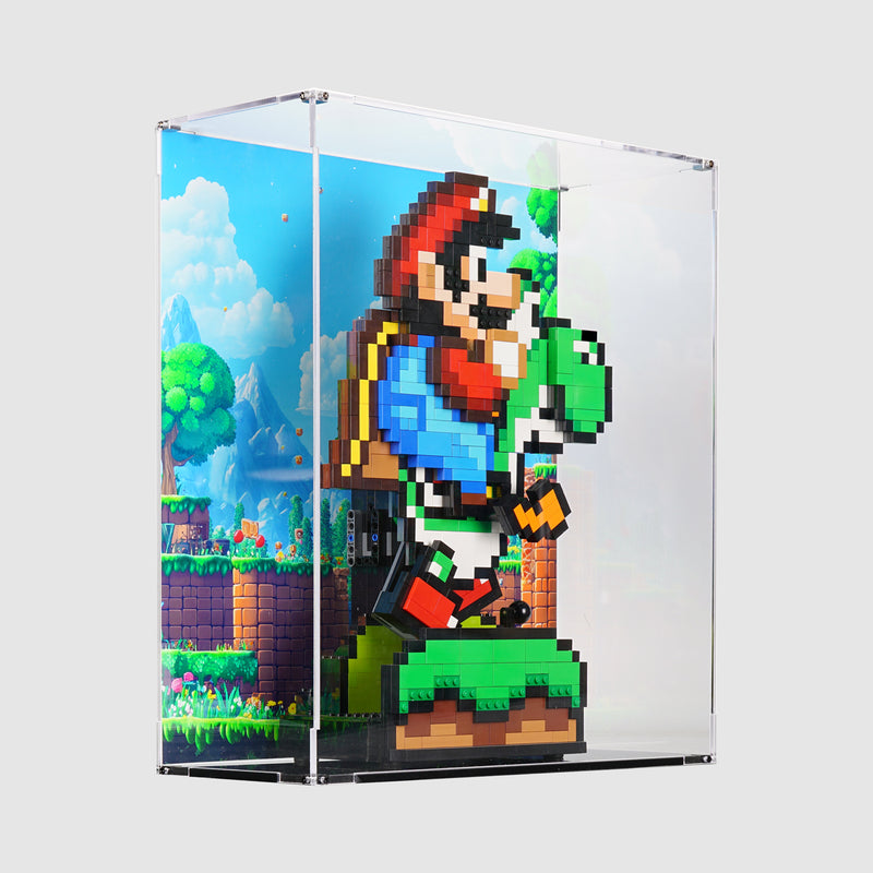 Mario Display Set ONBRICK Custom Fit Acrylic Display Case for LEGO 71438 Super Mario ...
