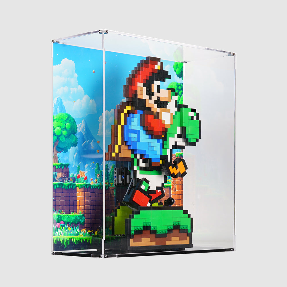 ONBRICK Custom Fit Acrylic Display Case for LEGO 71438 Super Mario ...