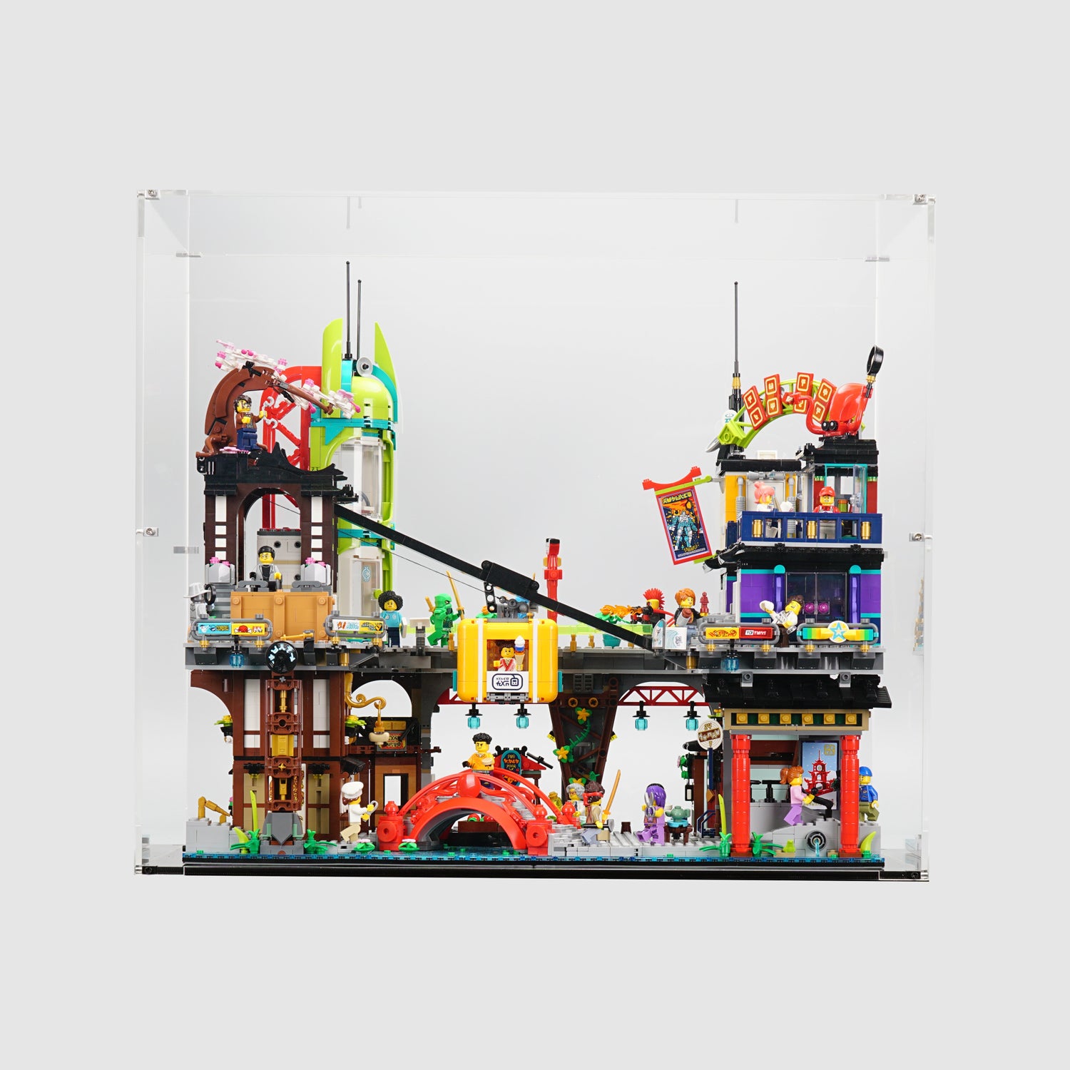 LEGO 71799 NINJAGO® City Markets Display Case | ONBRICK