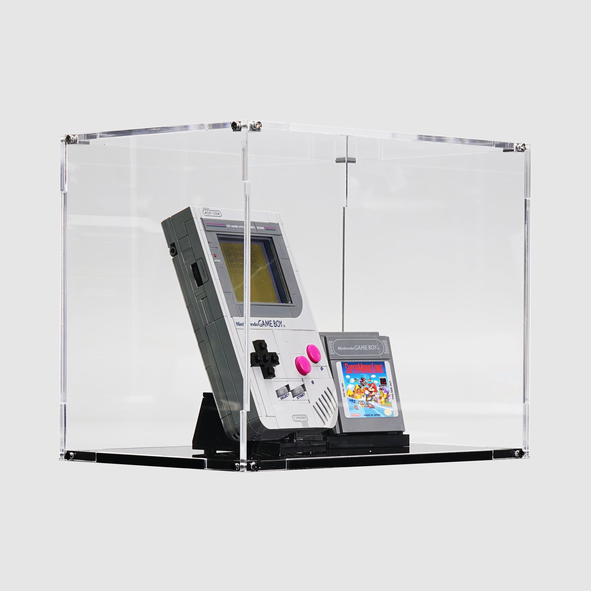 ONBRICK Custom Fit Acrylic Display Case for LEGO 72046 Game Boy