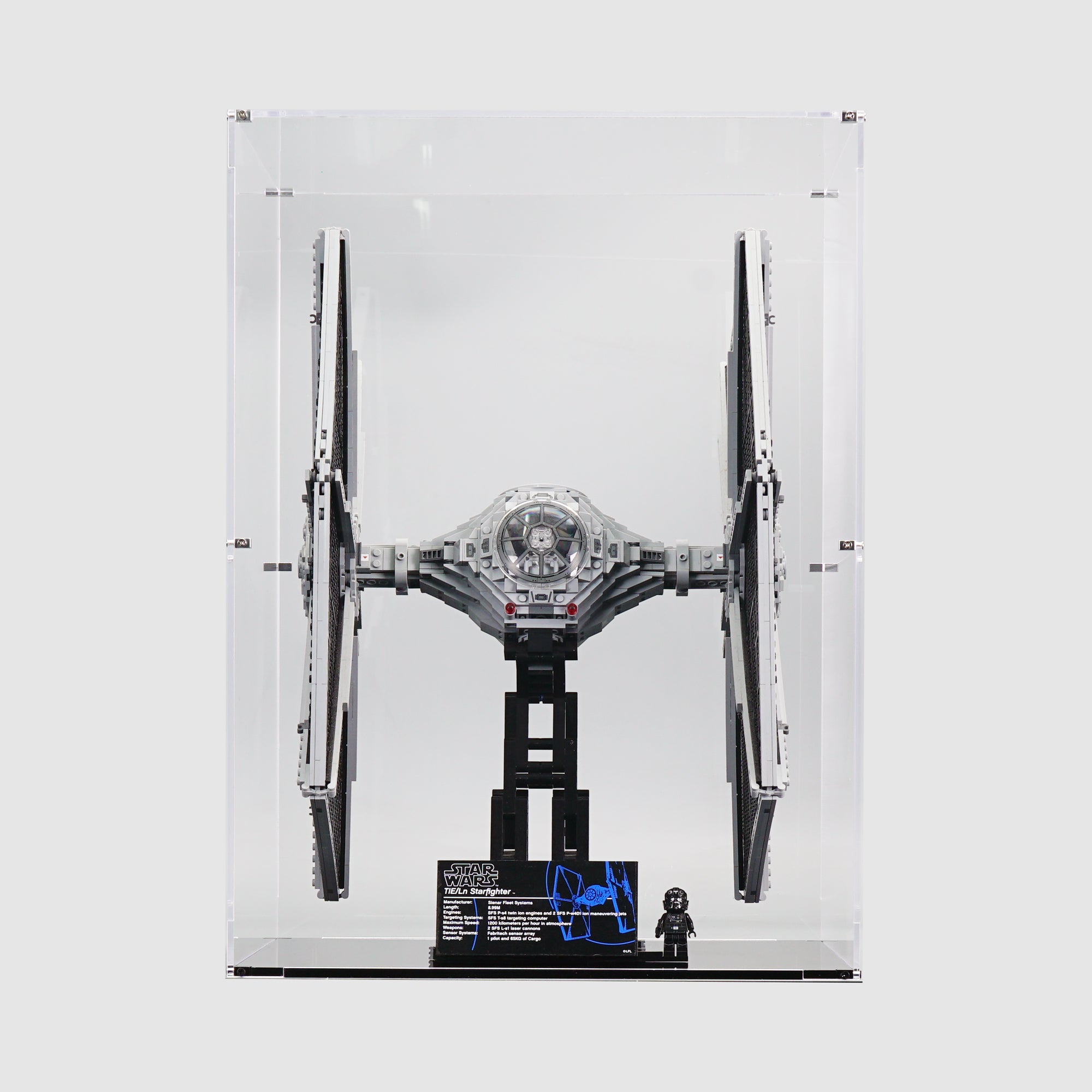 LEGO 75095 UCS TIE Fighter | Acrylic LEGO Display Case | ONBRICK