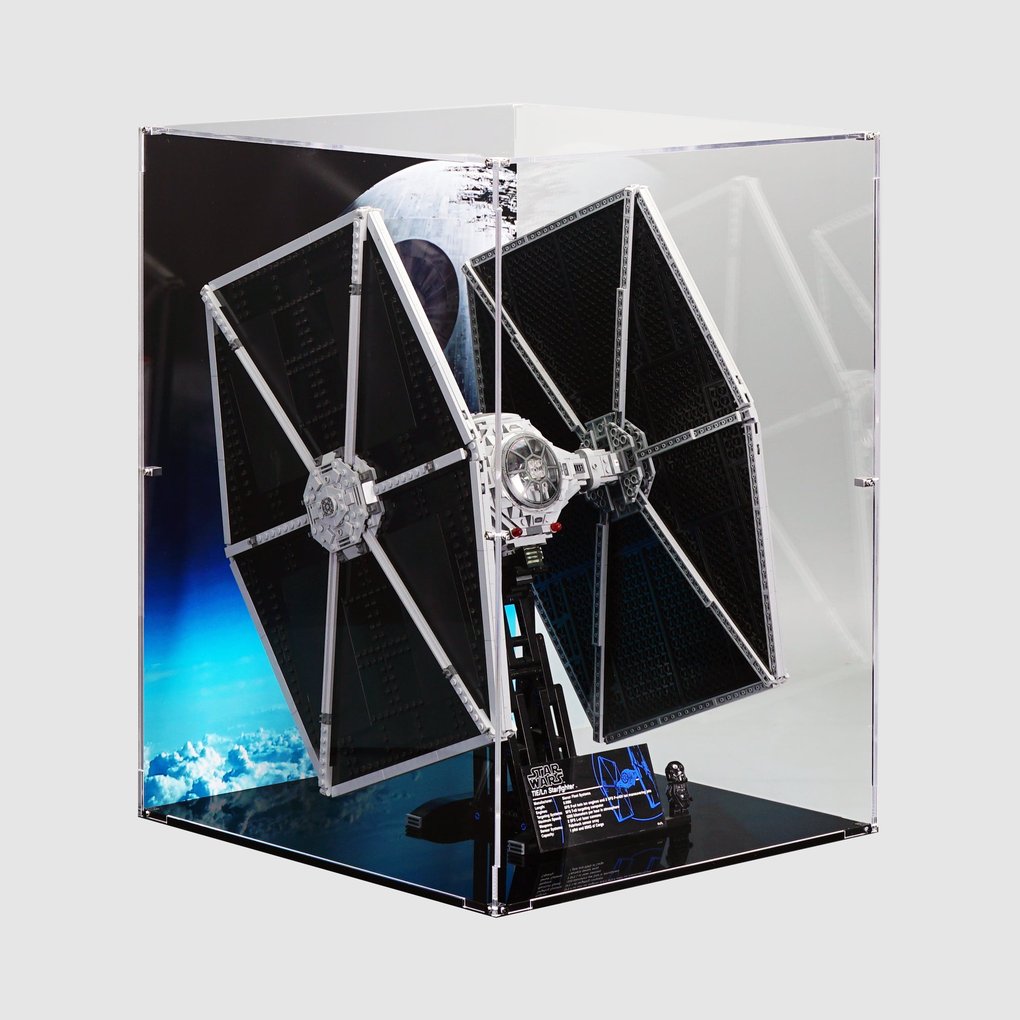 LEGO 75095 UCS TIE Fighter | Acrylic LEGO Display Case | ONBRICK