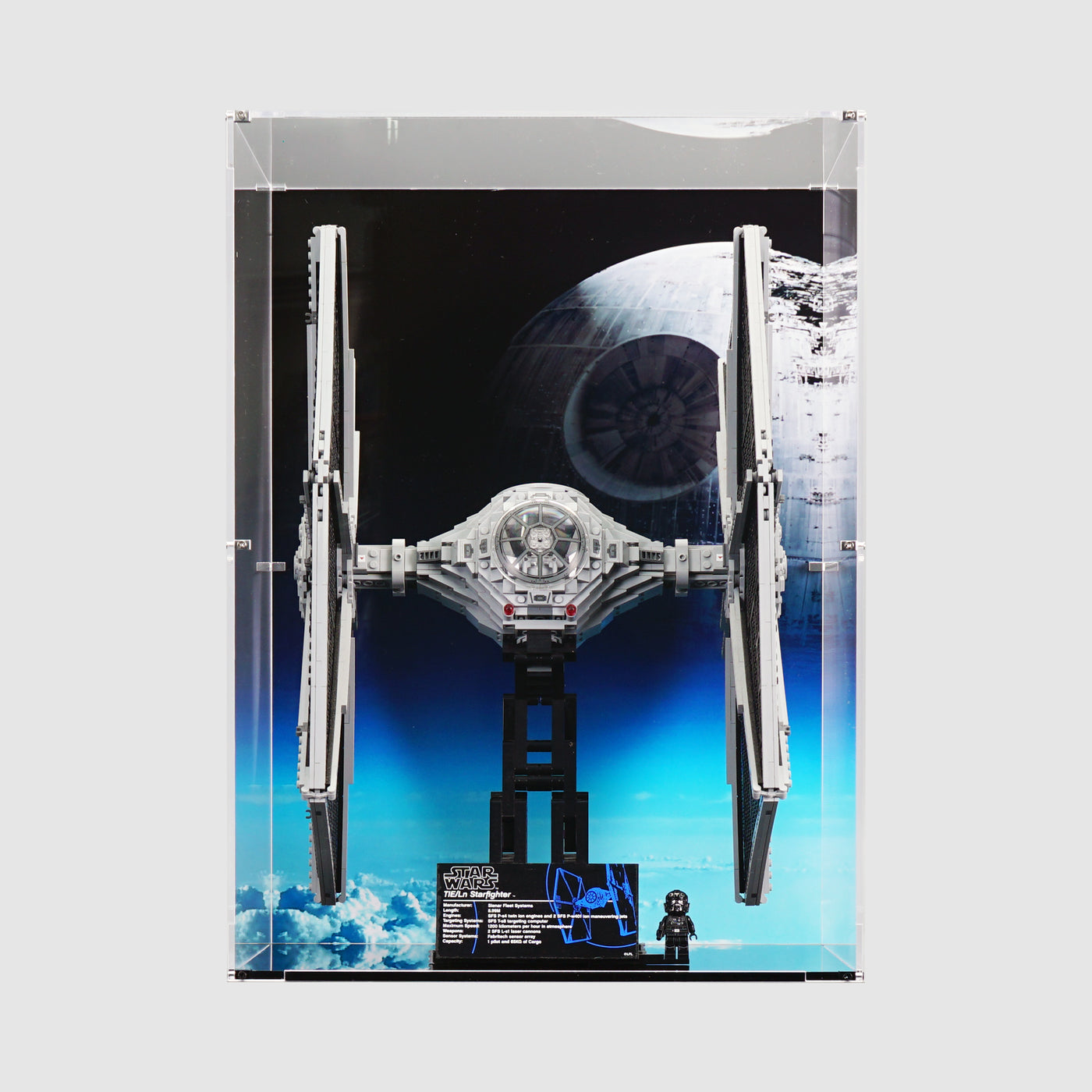 LEGO 75095 UCS TIE Fighter | Acrylic LEGO Display Case | ONBRICK