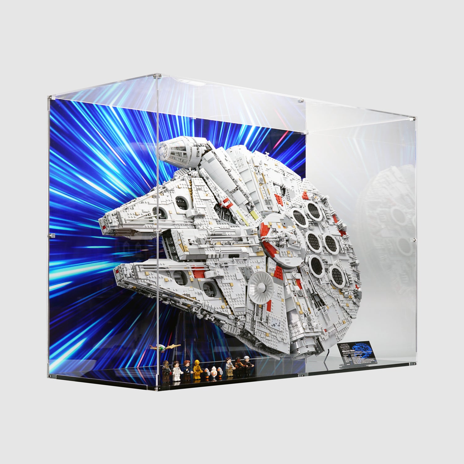 Lego millennium discount falcon 75192 display