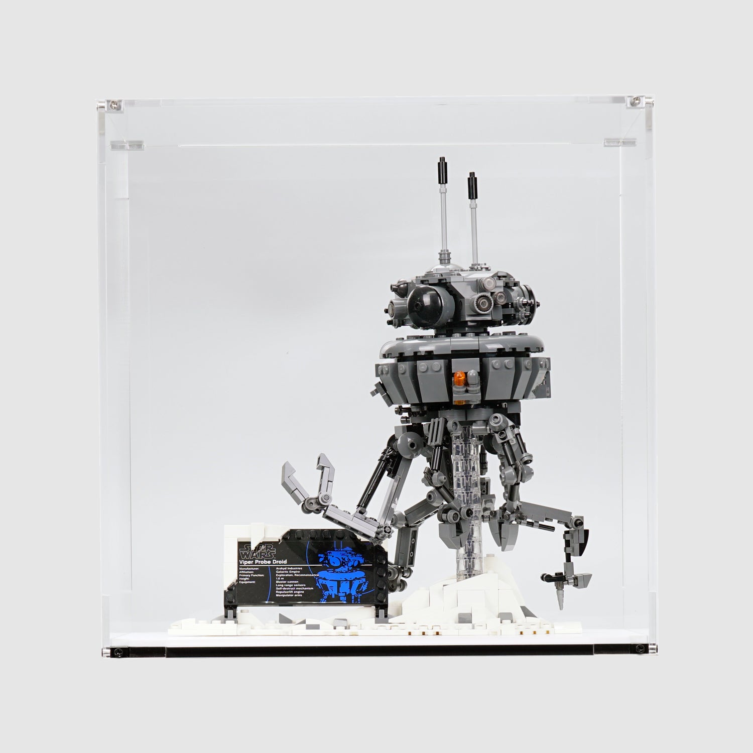 LEGO 75306 Imperial Probe Droid Display Case | ONBRICK