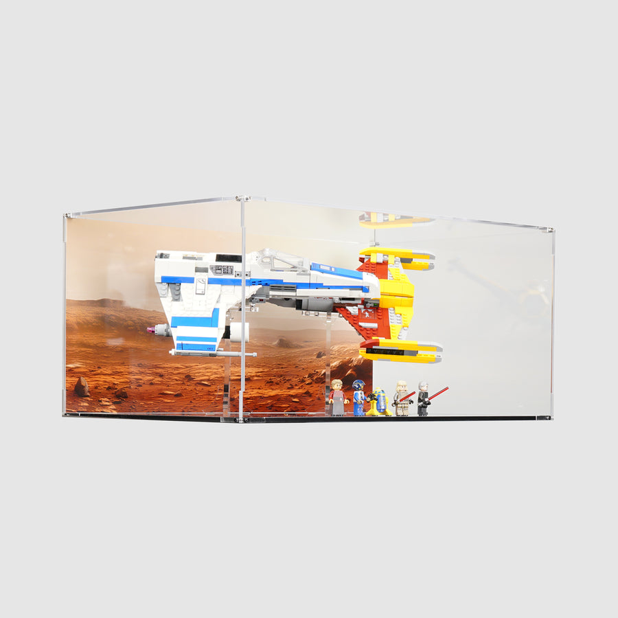 75364 New Republic E-Wing™ vs. Shin Hati’s Starfighter™ Display Case