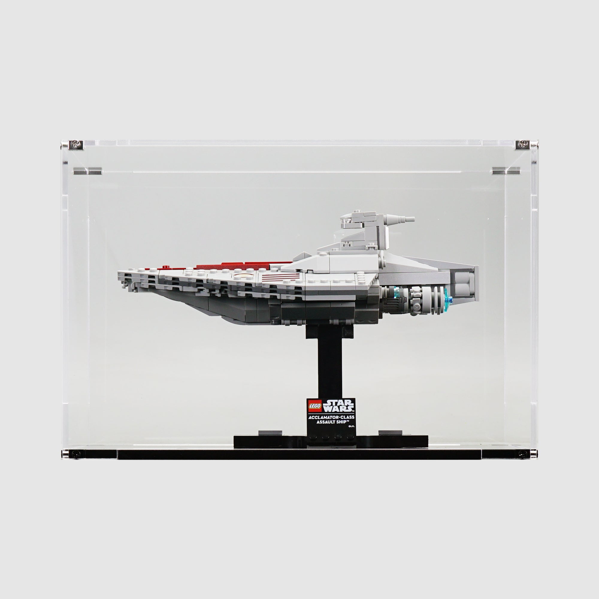 LEGO 75404 Acclamator-Class Assault Ship™ | Acrylic LEGO Display Case | ONBRICK