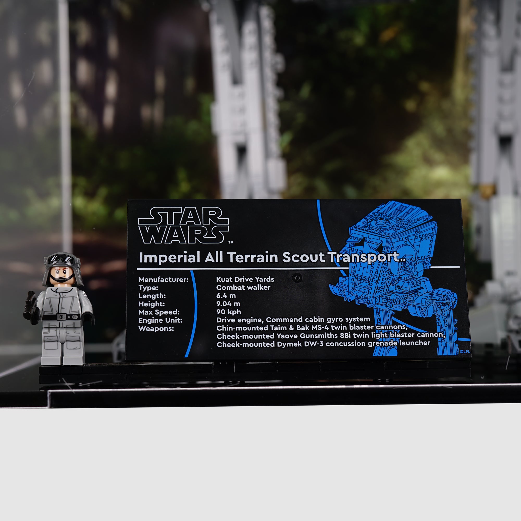 75417 UCS AT-ST™ Walker | LEGO Display Case | ONBRICK Australia