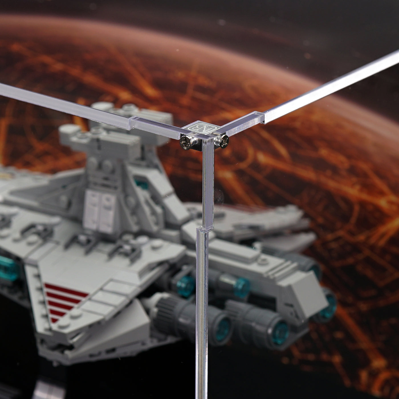 LEGO 75441 Venator-Class Attack Cruiser™ | Acrylic LEGO Display Case | ONBRICK
