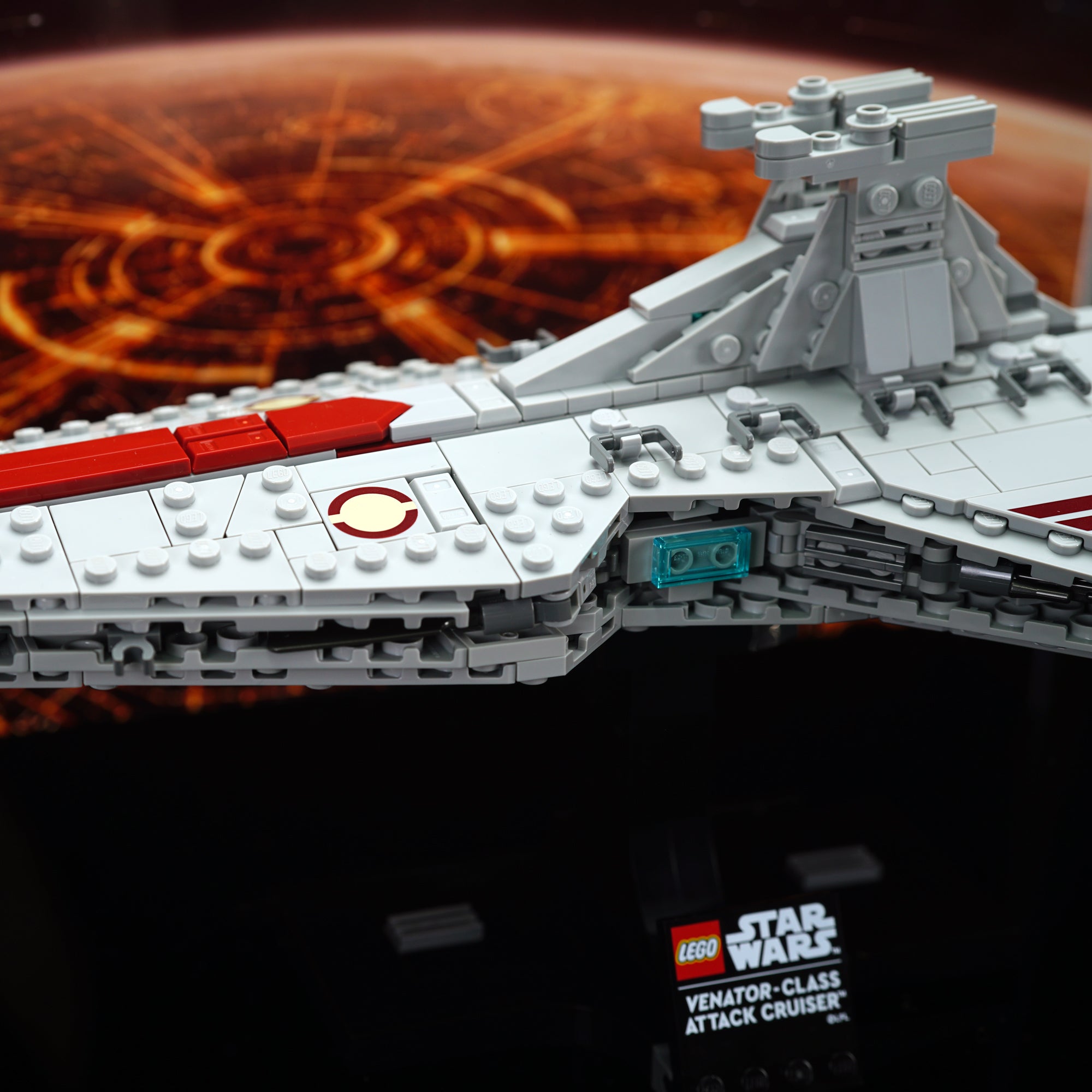 LEGO 75441 Venator-Class Attack Cruiser™ | Acrylic LEGO Display Case | ONBRICK