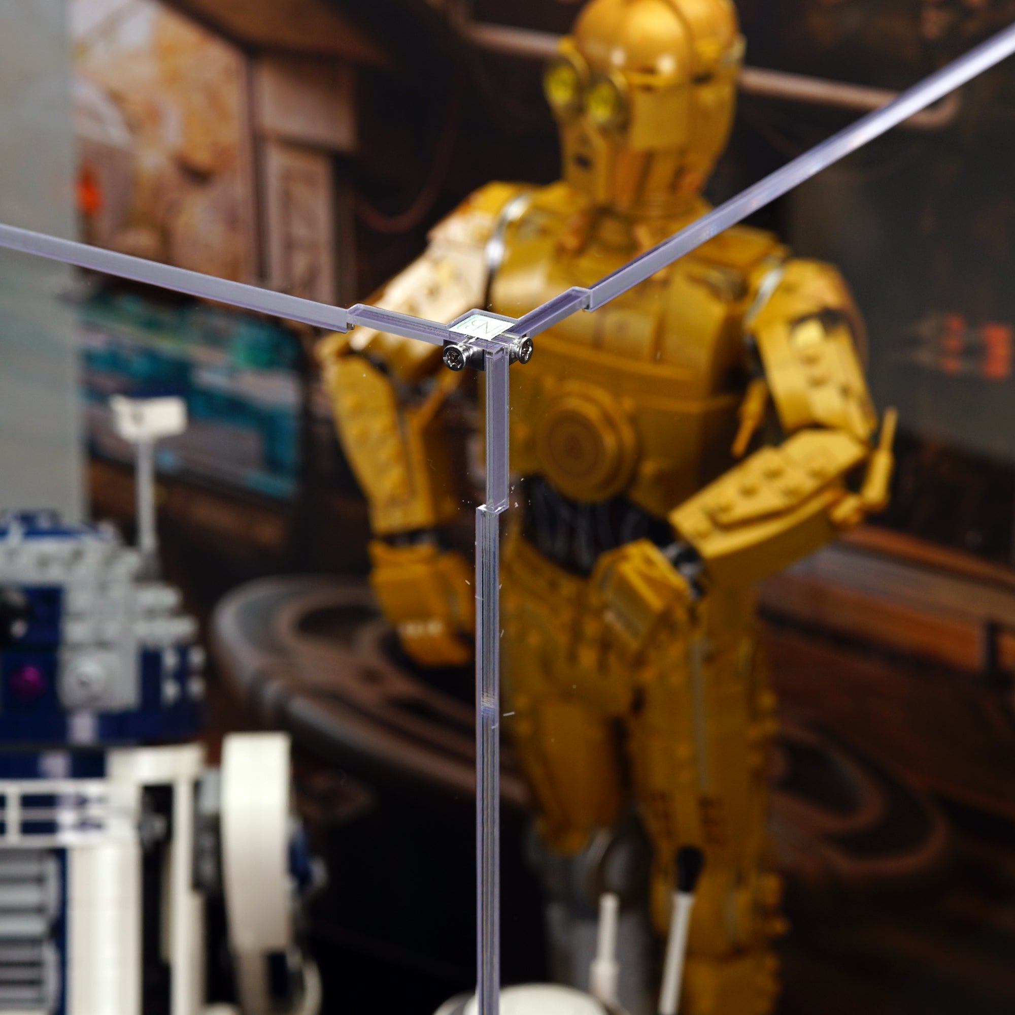 75452 BB-8™ & 75379 R2-D2™ & 75398 C-3PO™ | Acrylic LEGO Display Case | ONBRICK