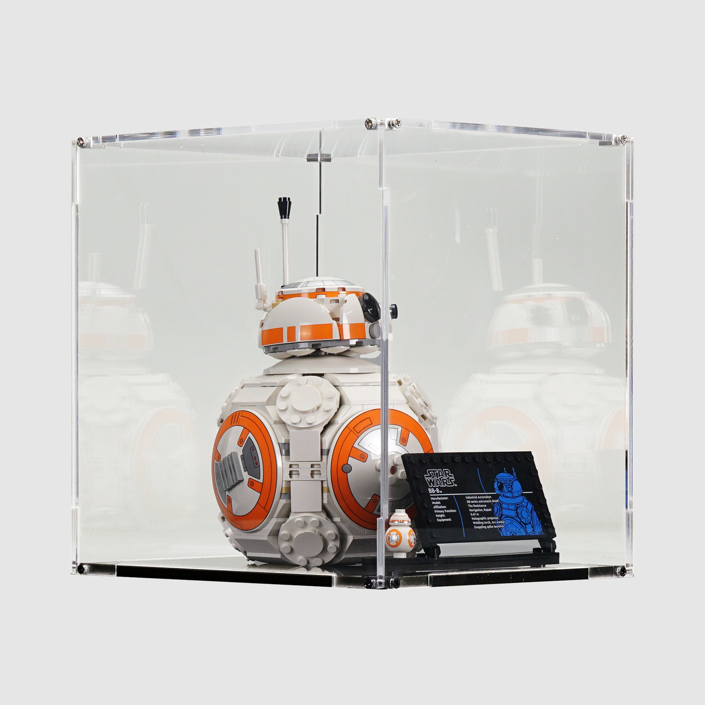75452 BB-8™ Astromech Droid | Acrylic LEGO Display Case | ONBRICK
