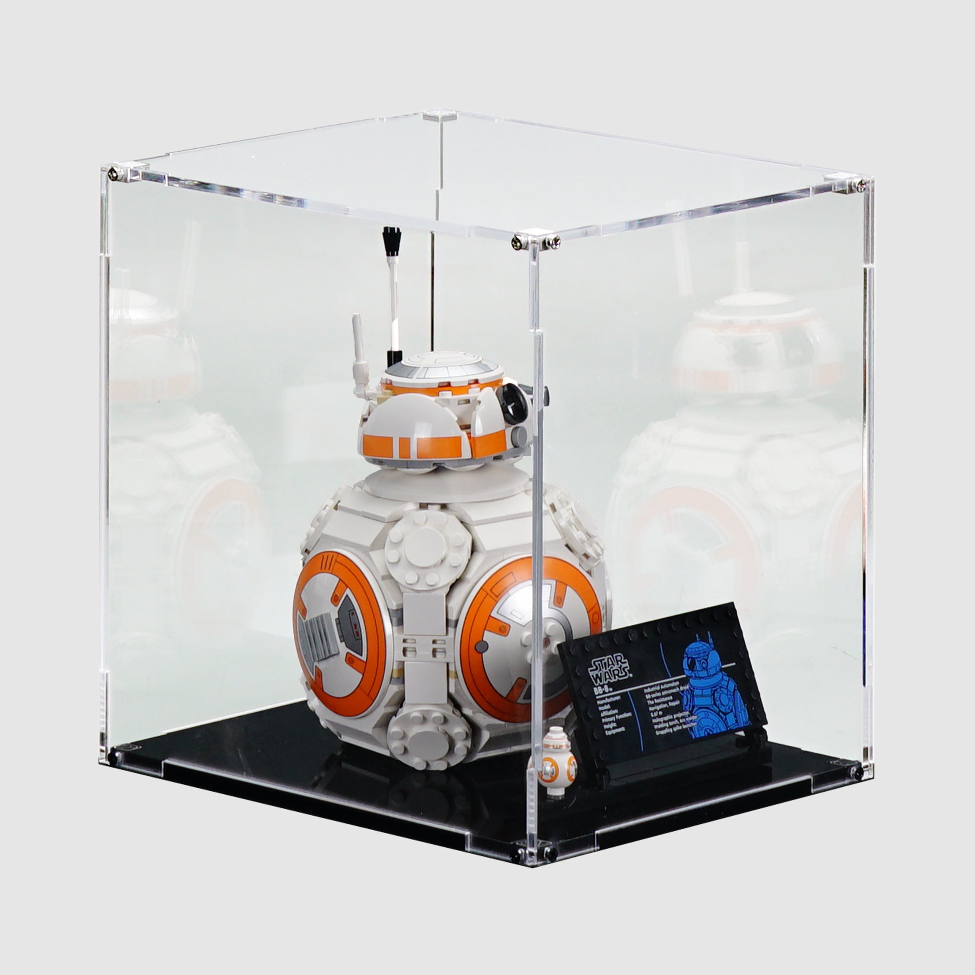 75452 BB-8™ Astromech Droid | Acrylic LEGO Display Case | ONBRICK