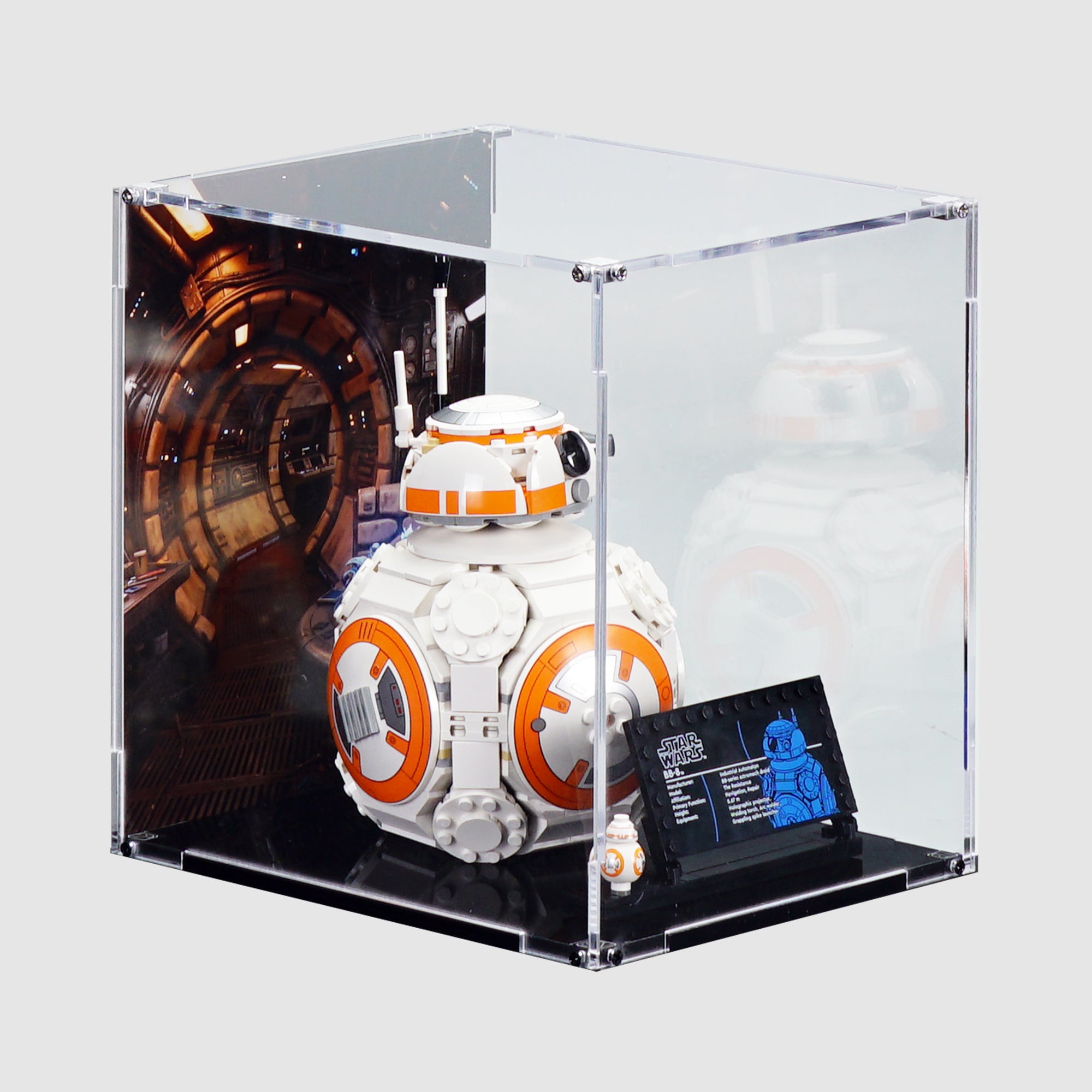 75452 BB-8™ Astromech Droid | Acrylic LEGO Display Case | ONBRICK