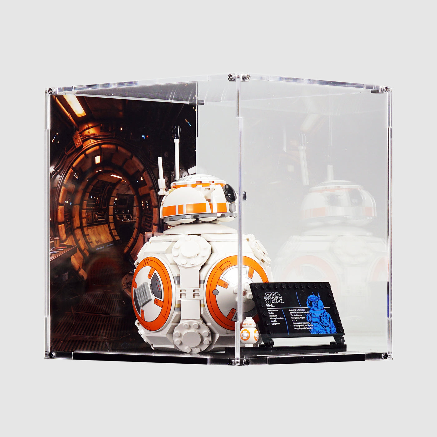 75452 BB-8™ Astromech Droid | Acrylic LEGO Display Case | ONBRICK