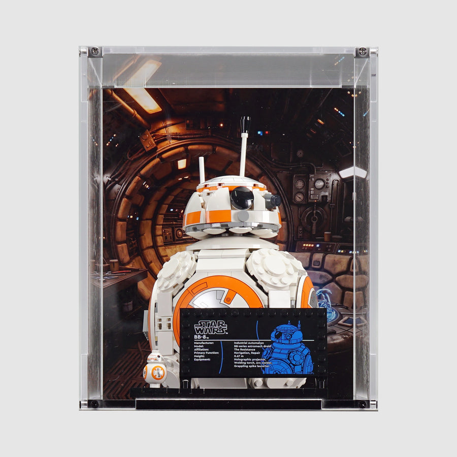 75452 BB-8™ Astromech Droid | Acrylic LEGO Display Case | ONBRICK