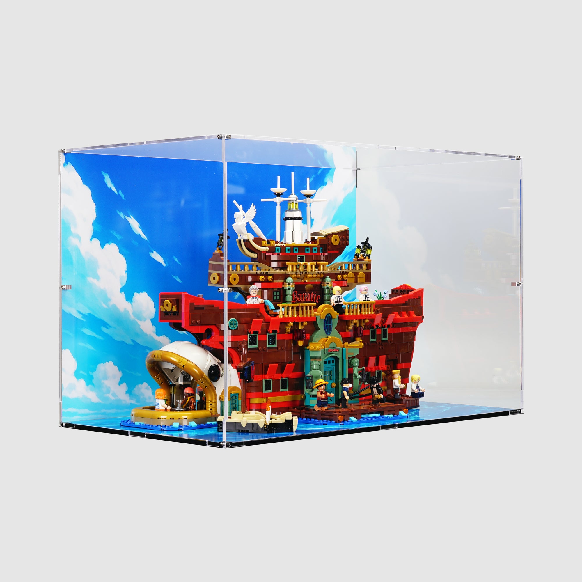 75640 The Baratie Floating Restaurant Display Case