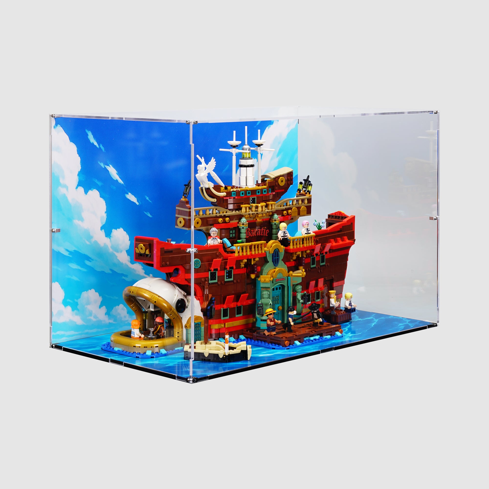 75640 The Baratie Floating Restaurant Display Case