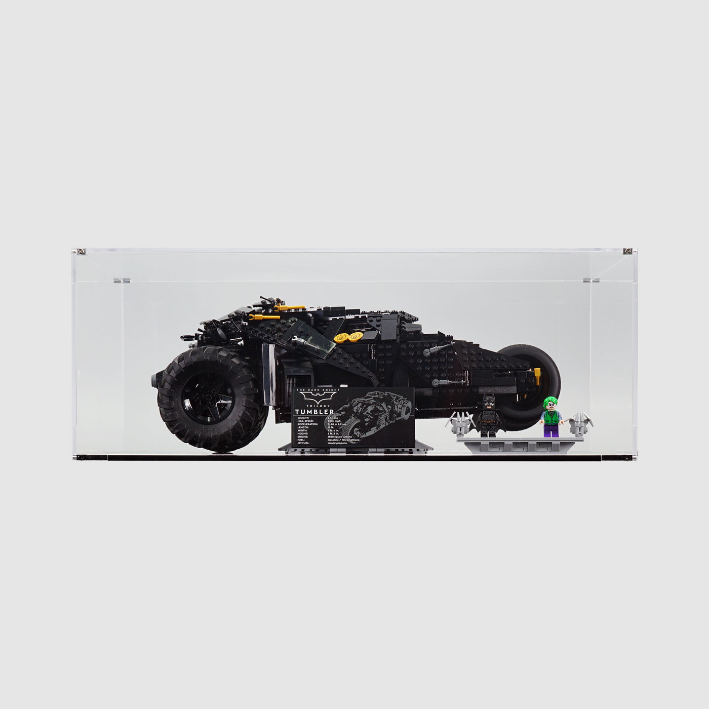 76240 Batmobile™ Tumbler | Acrylic LEGO Display Case | ONBRICK