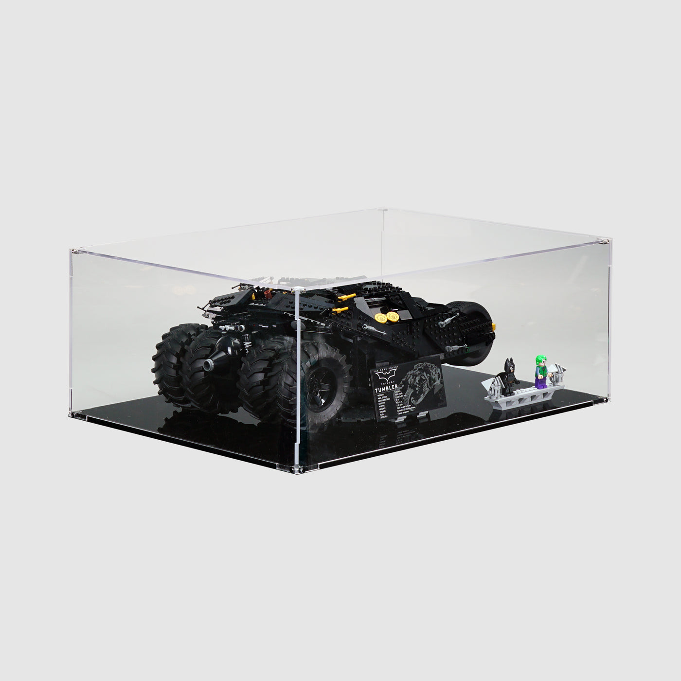 76240 Batmobile™ Tumbler | Acrylic LEGO Display Case | ONBRICK
