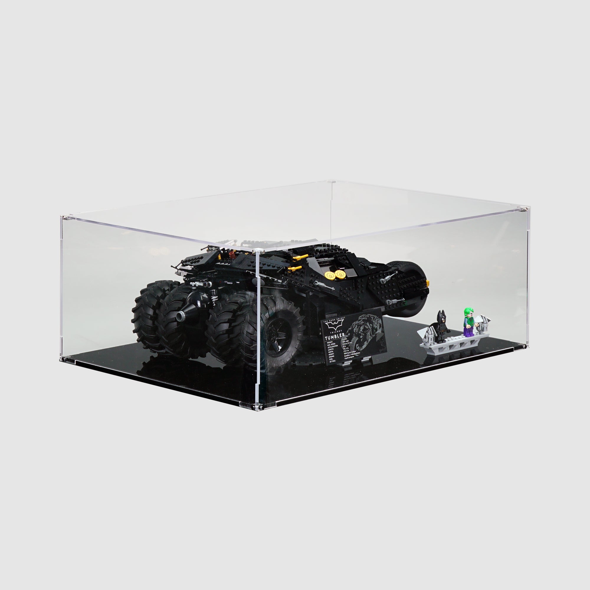 76240 Batmobile™ Tumbler | Acrylic LEGO Display Case | ONBRICK
