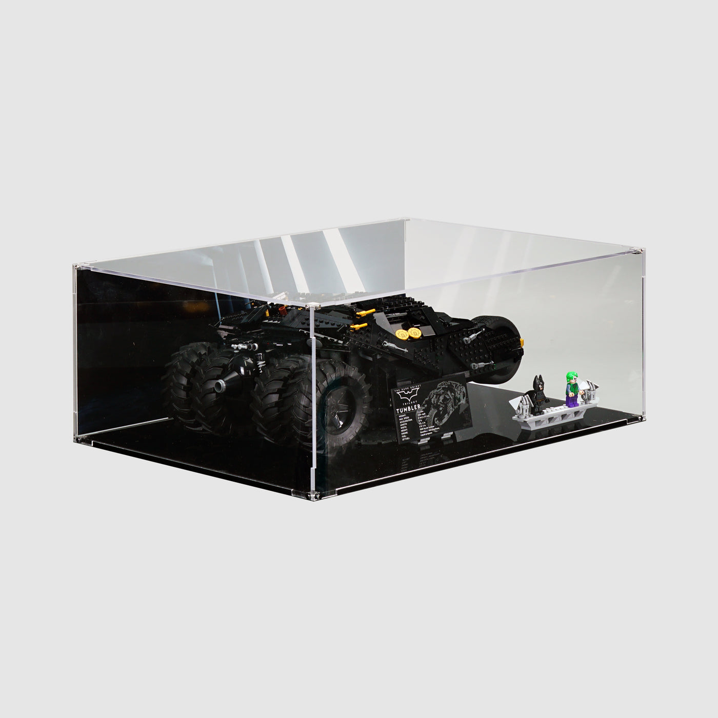 76240 Batmobile™ Tumbler | Acrylic LEGO Display Case | ONBRICK