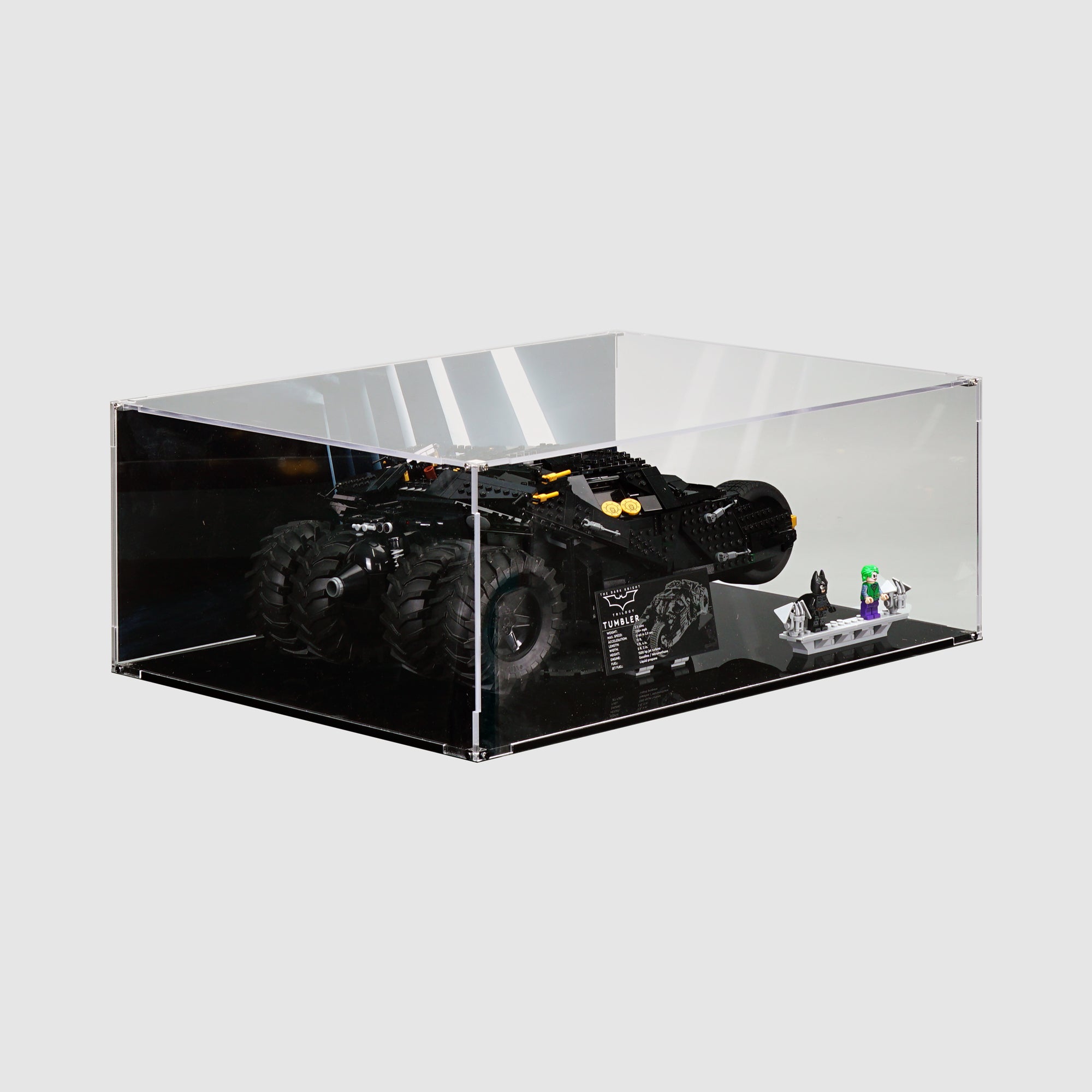 76240 Batmobile™ Tumbler | Acrylic LEGO Display Case | ONBRICK