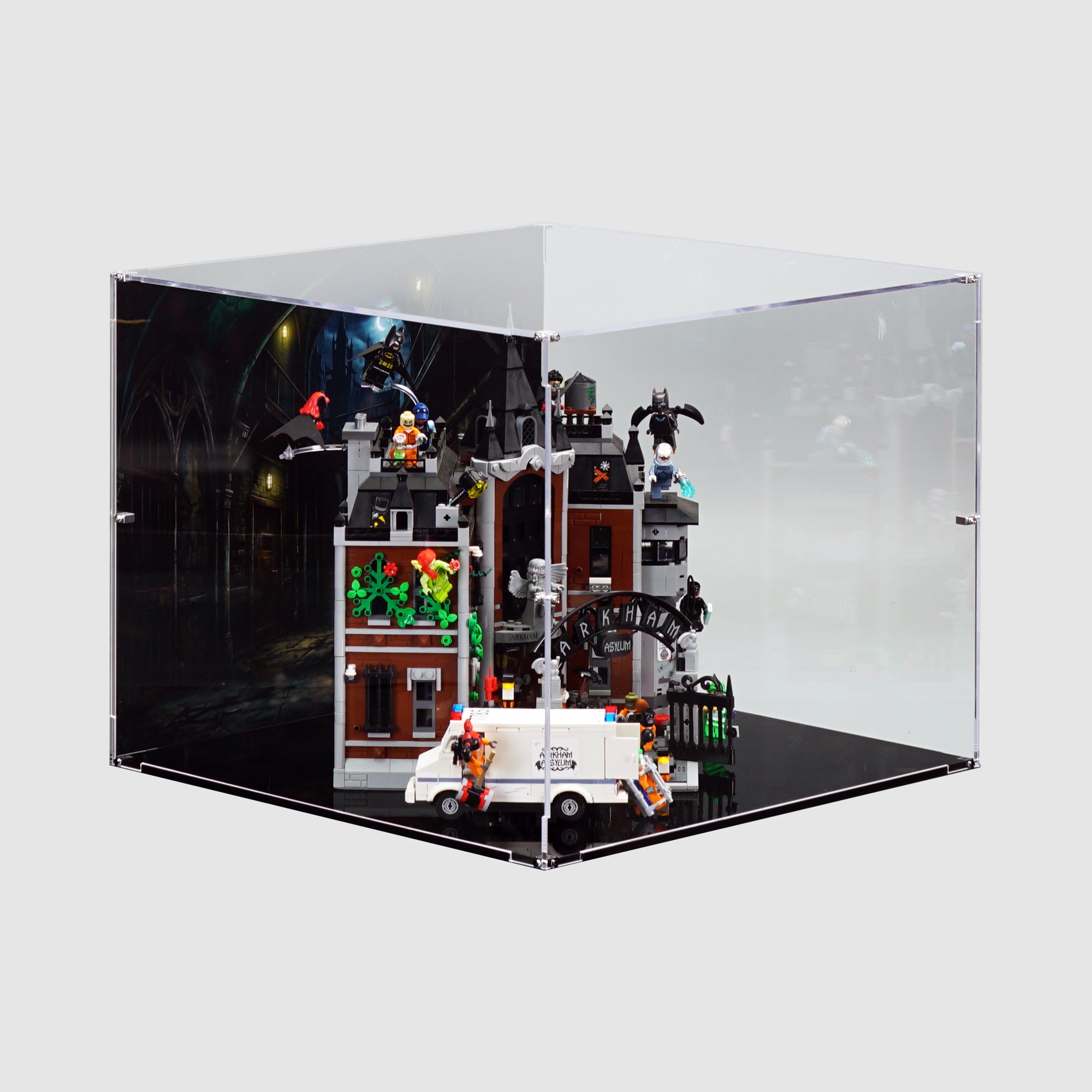 LEGO 76300 Arkham Asylum™ | Acrylic LEGO Display Case | ONBRICK