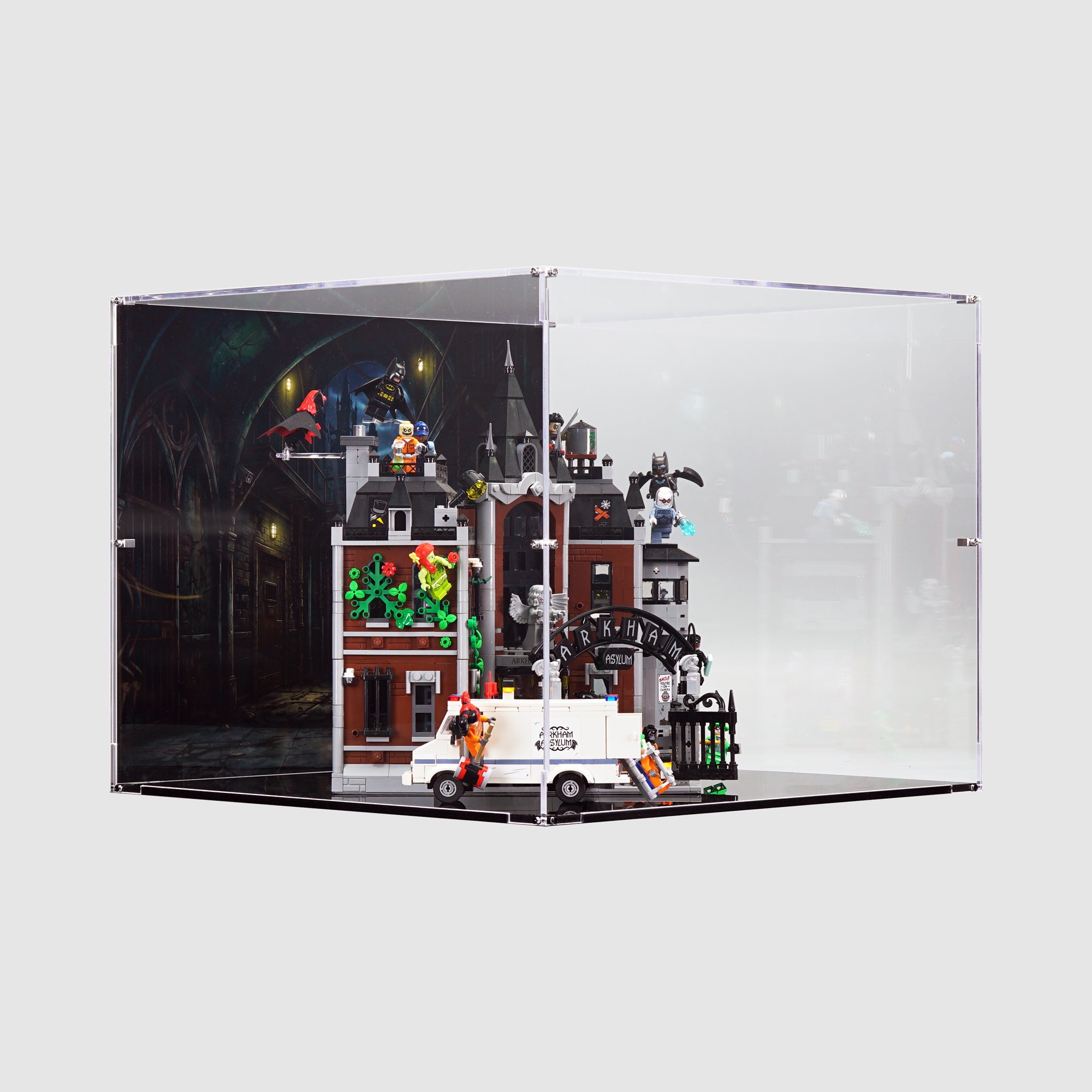 LEGO 76300 Arkham Asylum™ | Acrylic LEGO Display Case | ONBRICK