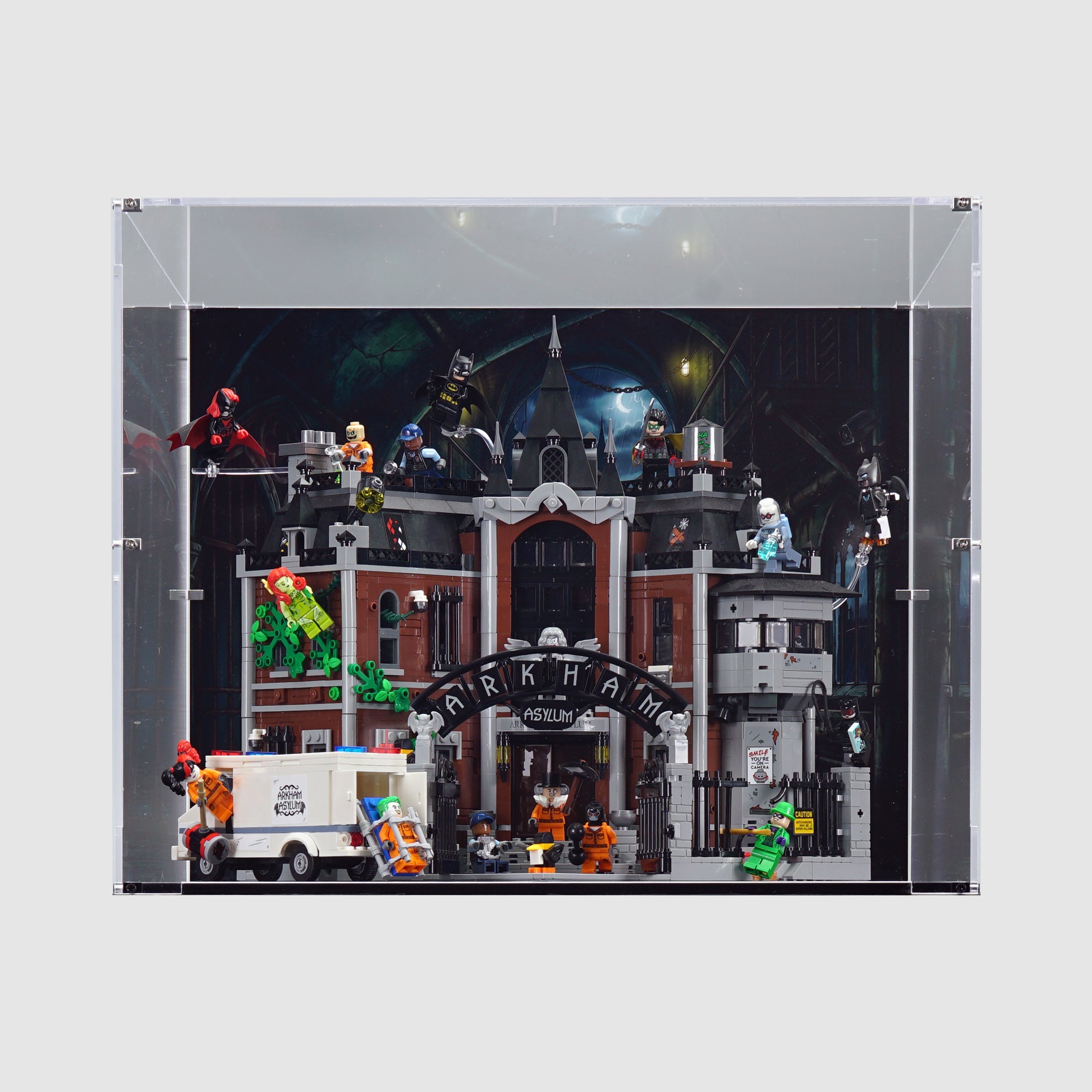 LEGO 76300 Arkham Asylum™ | Acrylic LEGO Display Case | ONBRICK