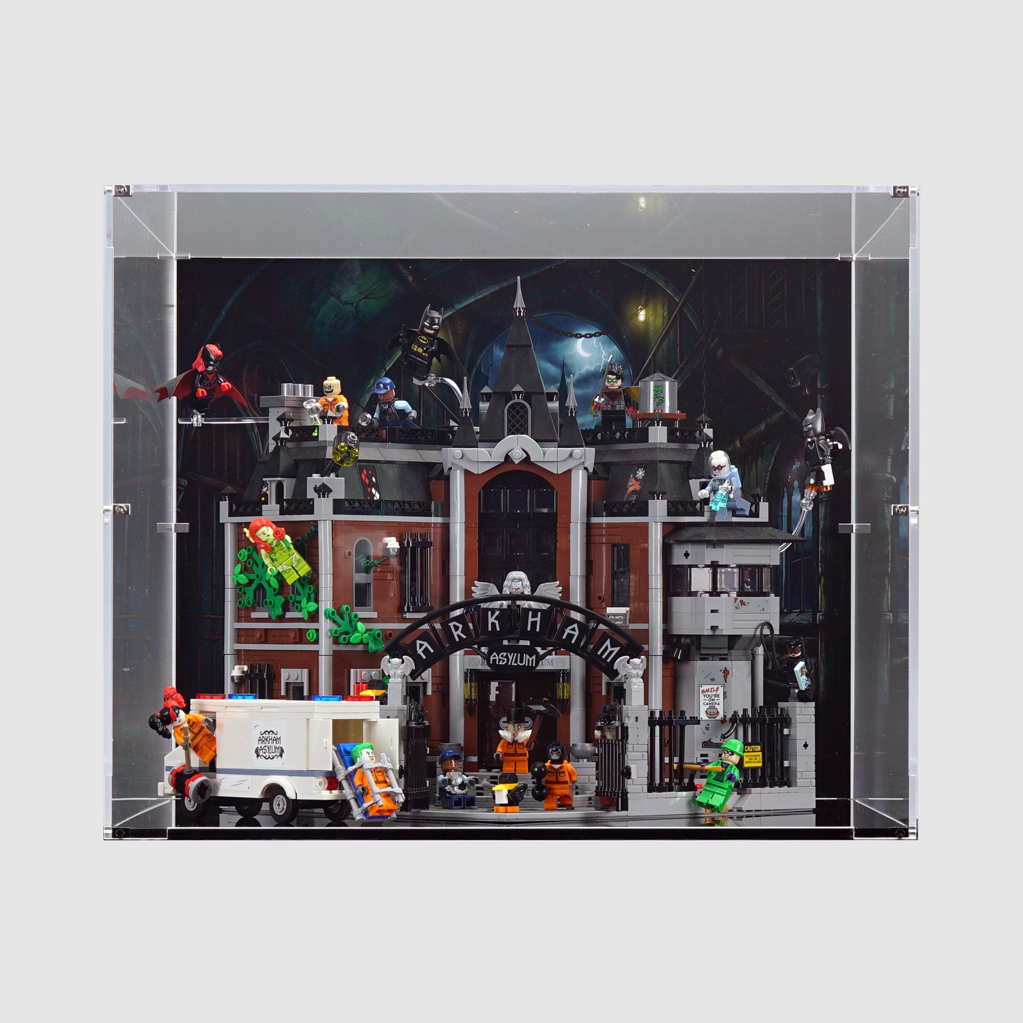 LEGO 76300 Arkham Asylum™ | Acrylic LEGO Display Case | ONBRICK