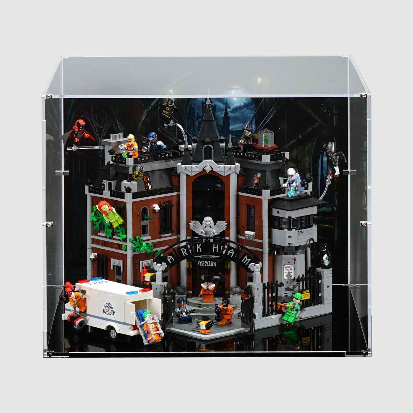 LEGO 76300 Arkham Asylum™ | Acrylic LEGO Display Case | ONBRICK