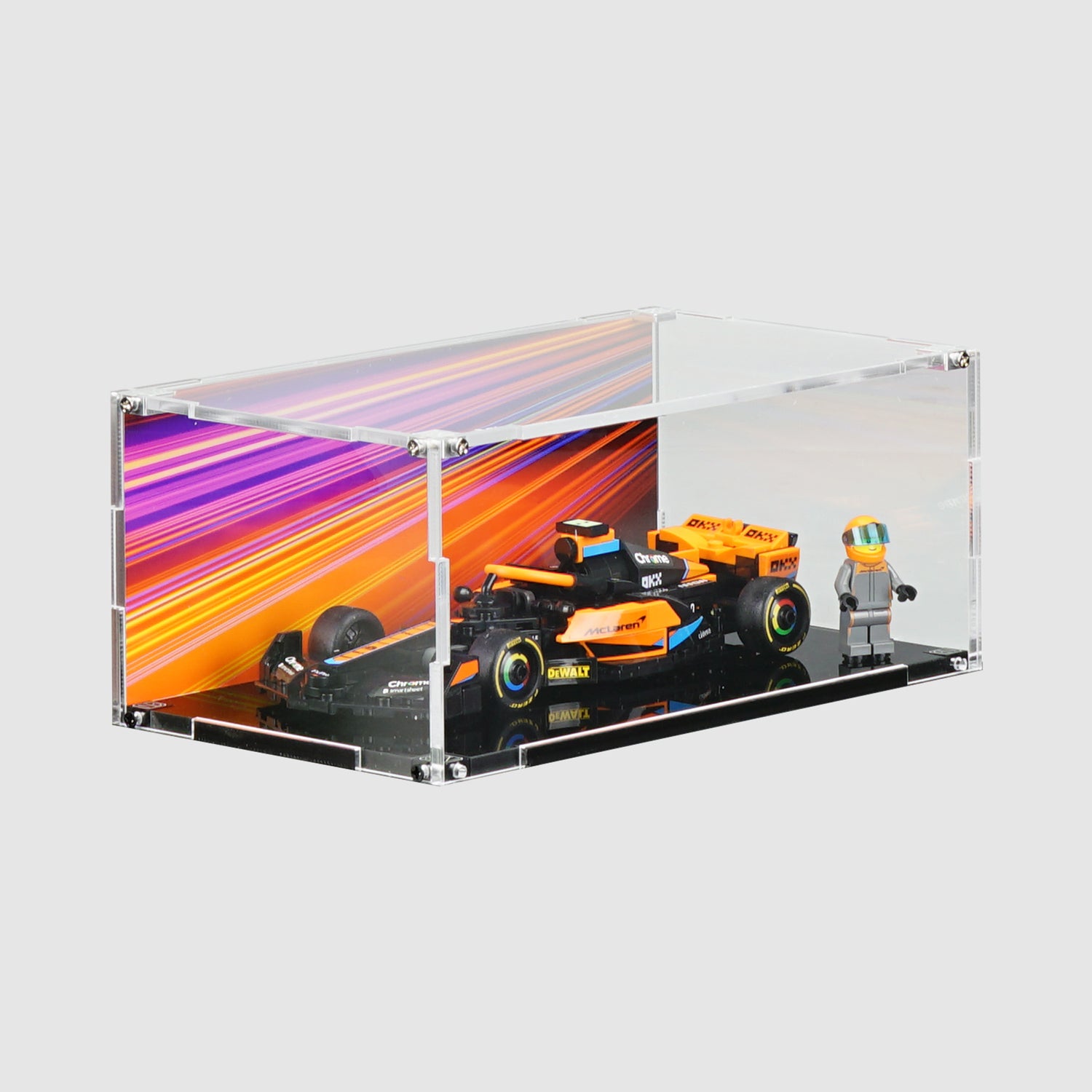 76919 2023 McLaren Formula 1 Race Car Display Case