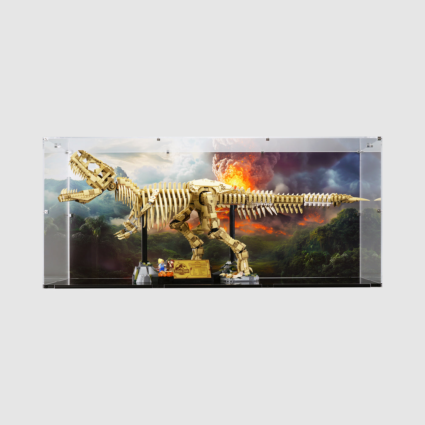 LEGO 76968 Dinosaur Fossils Tyrannosaurus rex Display Case | ONBRICK