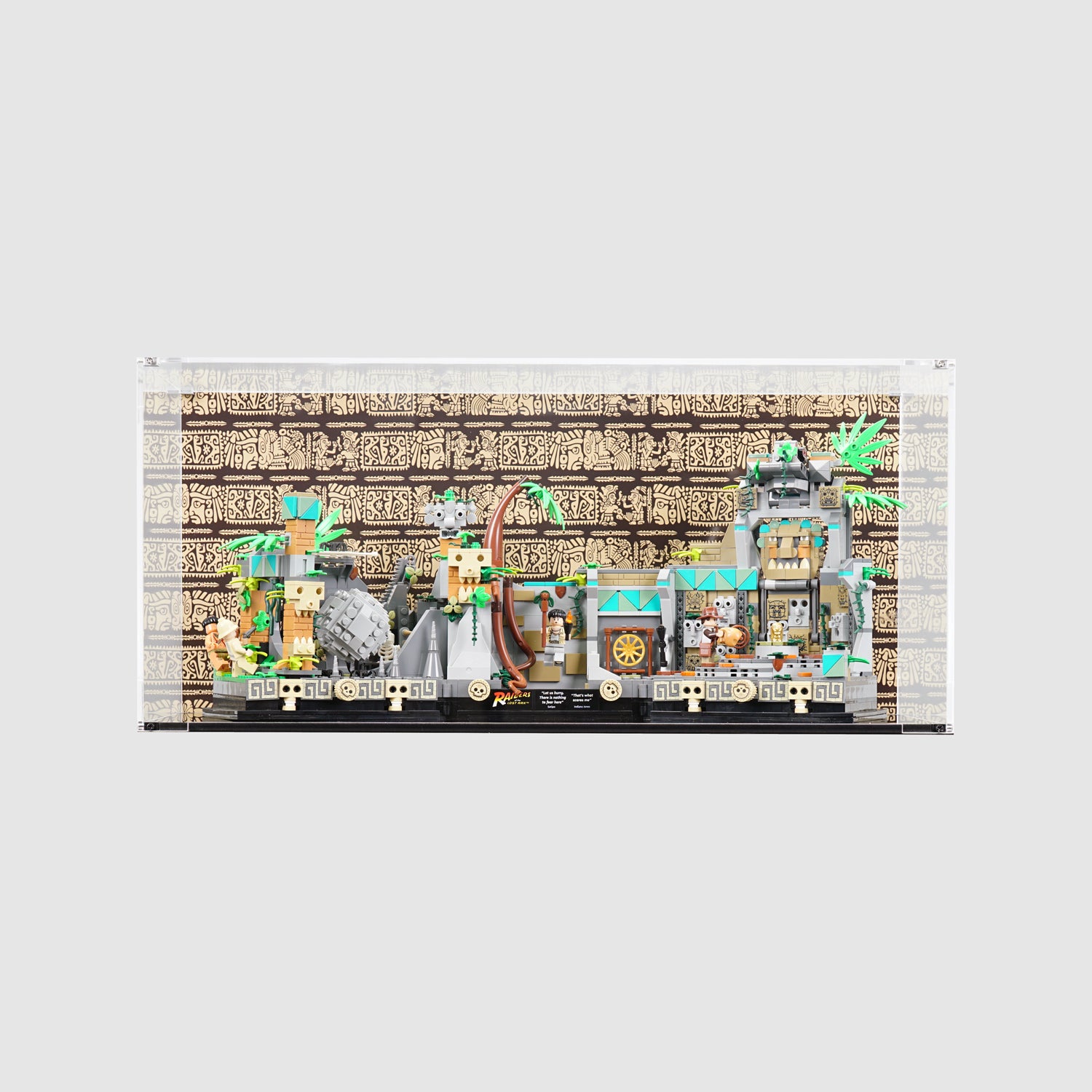 LEGO 77015 Temple of the Golden Idol Display Case | ONBRICK