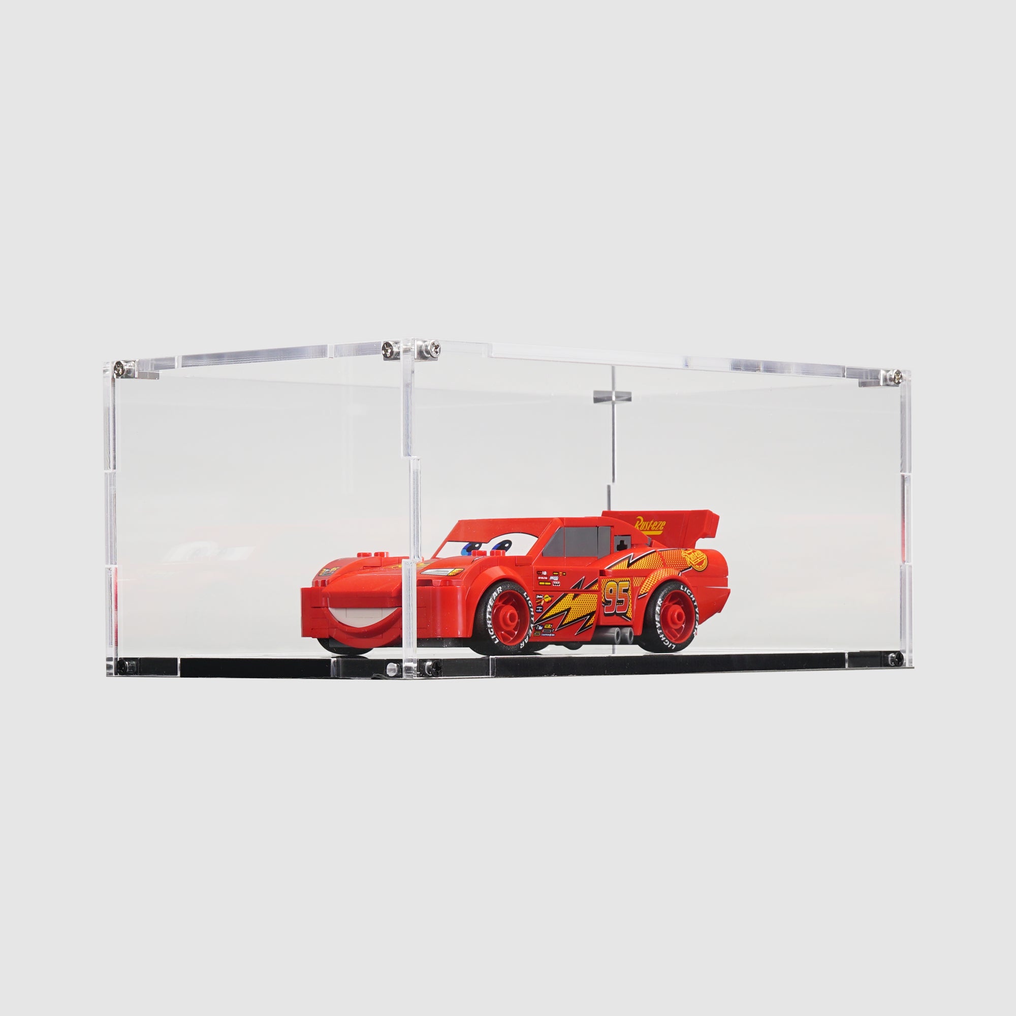 LEGO 77255 Lightning McQueen | Acrylic LEGO Display Case | ONBRICK