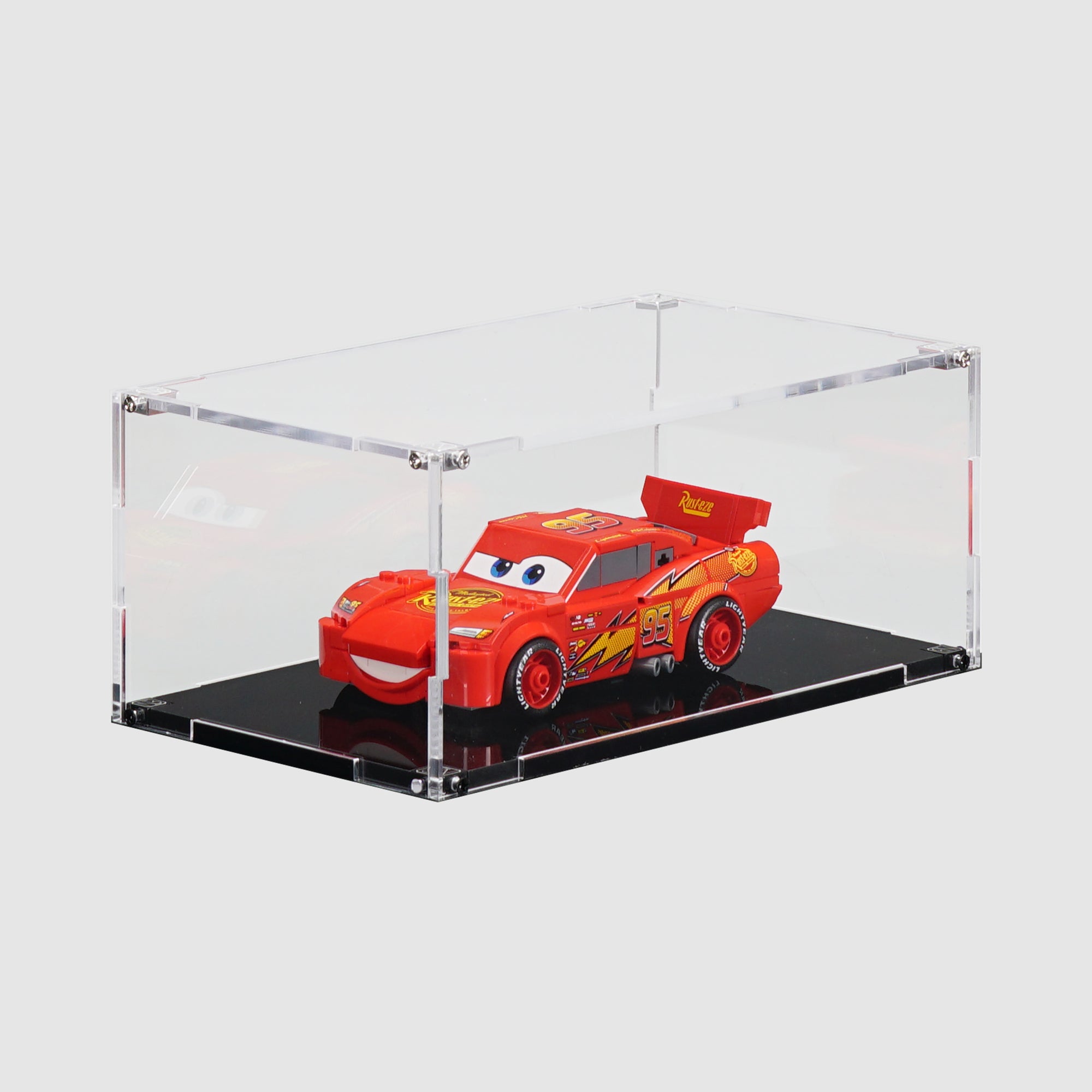 LEGO 77255 Lightning McQueen | Acrylic LEGO Display Case | ONBRICK