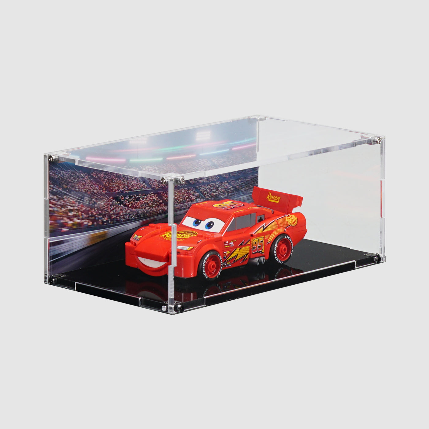 LEGO 77255 Lightning McQueen | Acrylic LEGO Display Case | ONBRICK