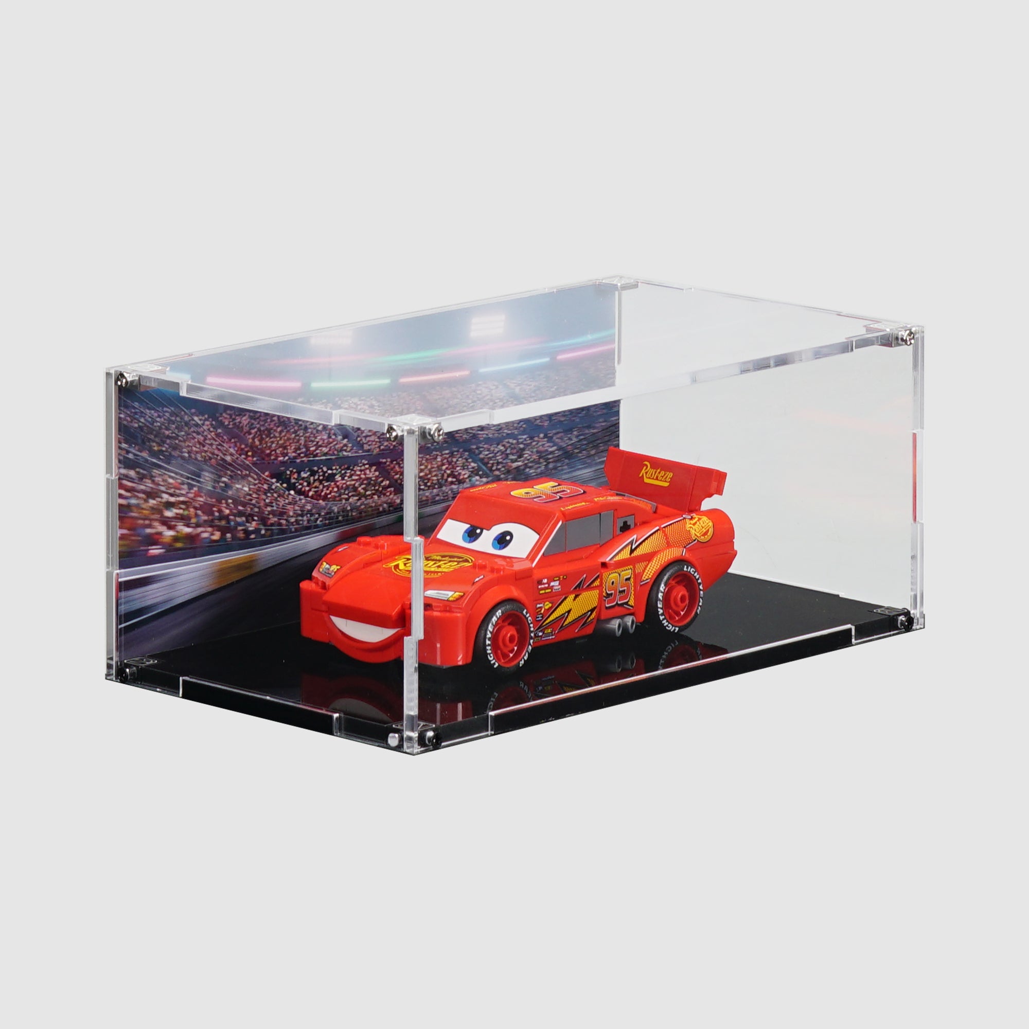 LEGO 77255 Lightning McQueen | Acrylic LEGO Display Case | ONBRICK