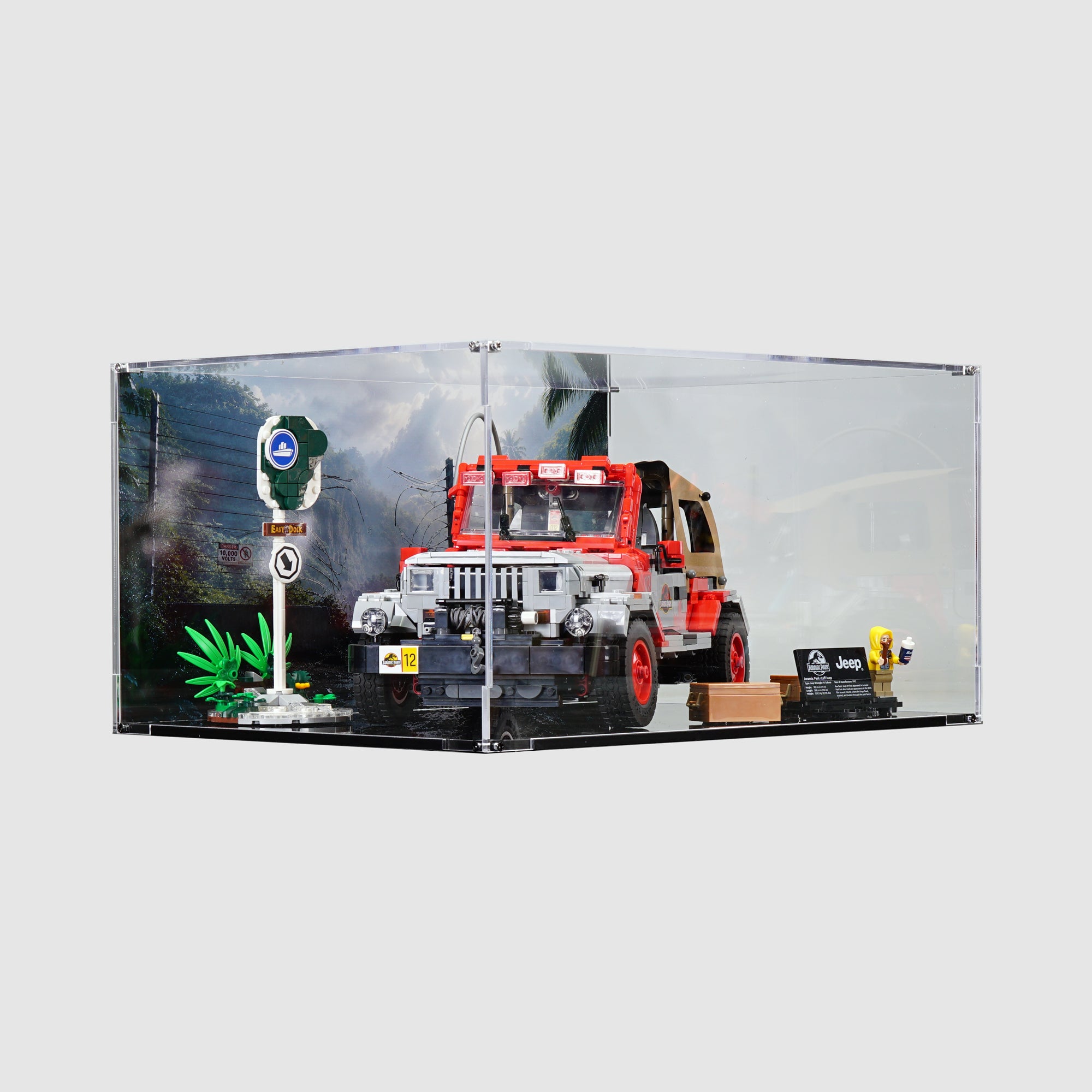 77984 Jurassic Park Jeep® Wrangler Display Case