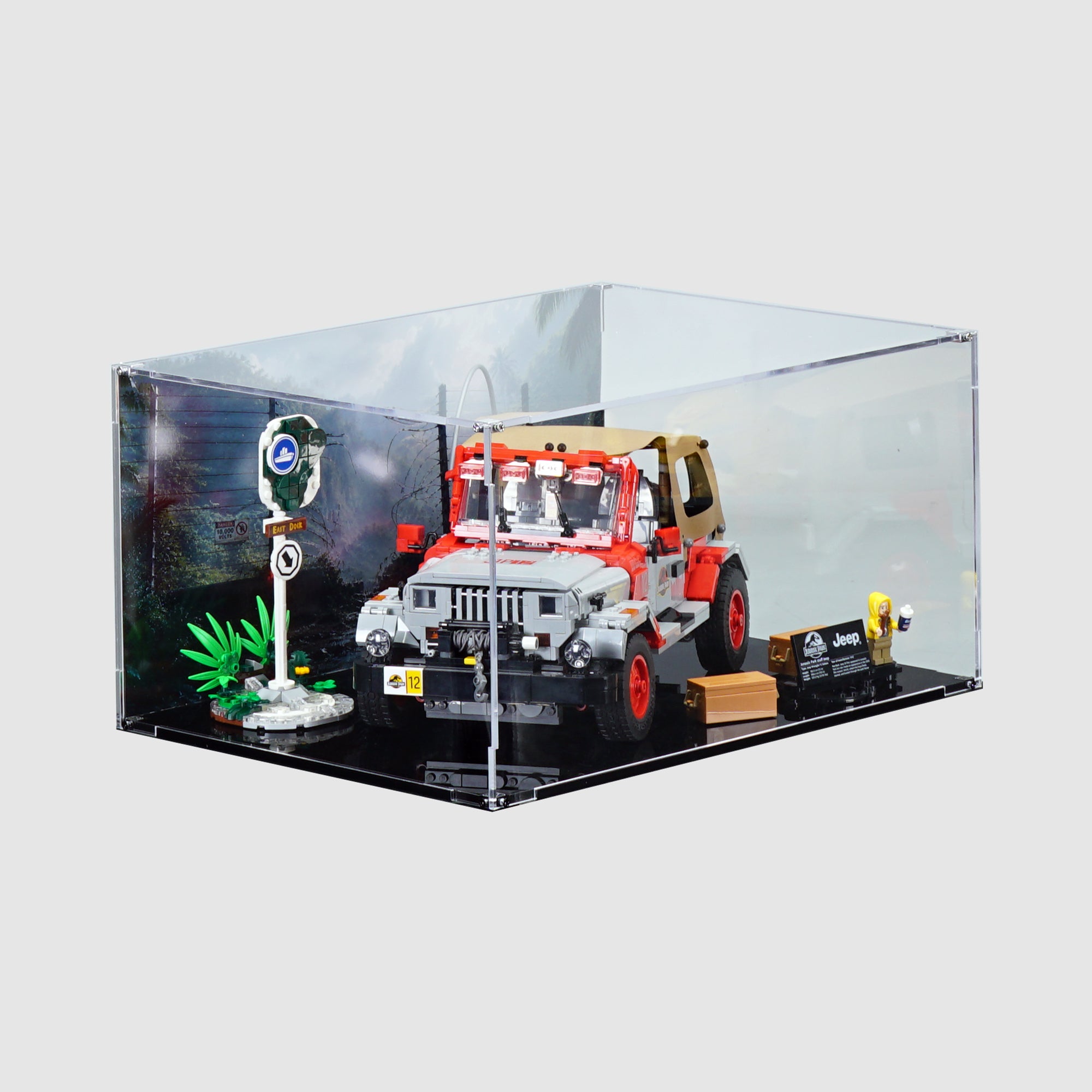 77984 Jurassic Park Jeep® Wrangler Display Case