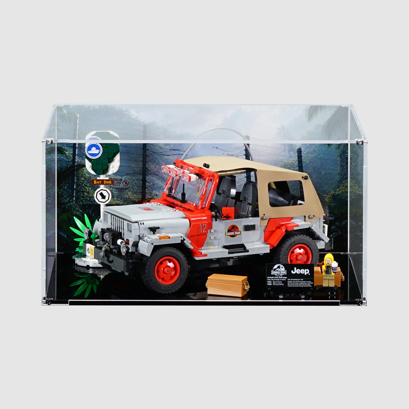 77984 Jurassic Park Jeep® Wrangler Display Case