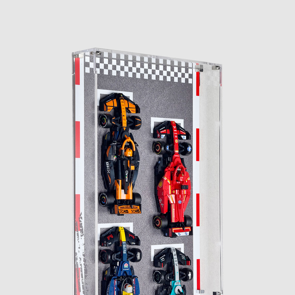 F1 Mini Display Case Speed Champions F1® Race Car Series LEGO Display Case [Wall Mounted ...