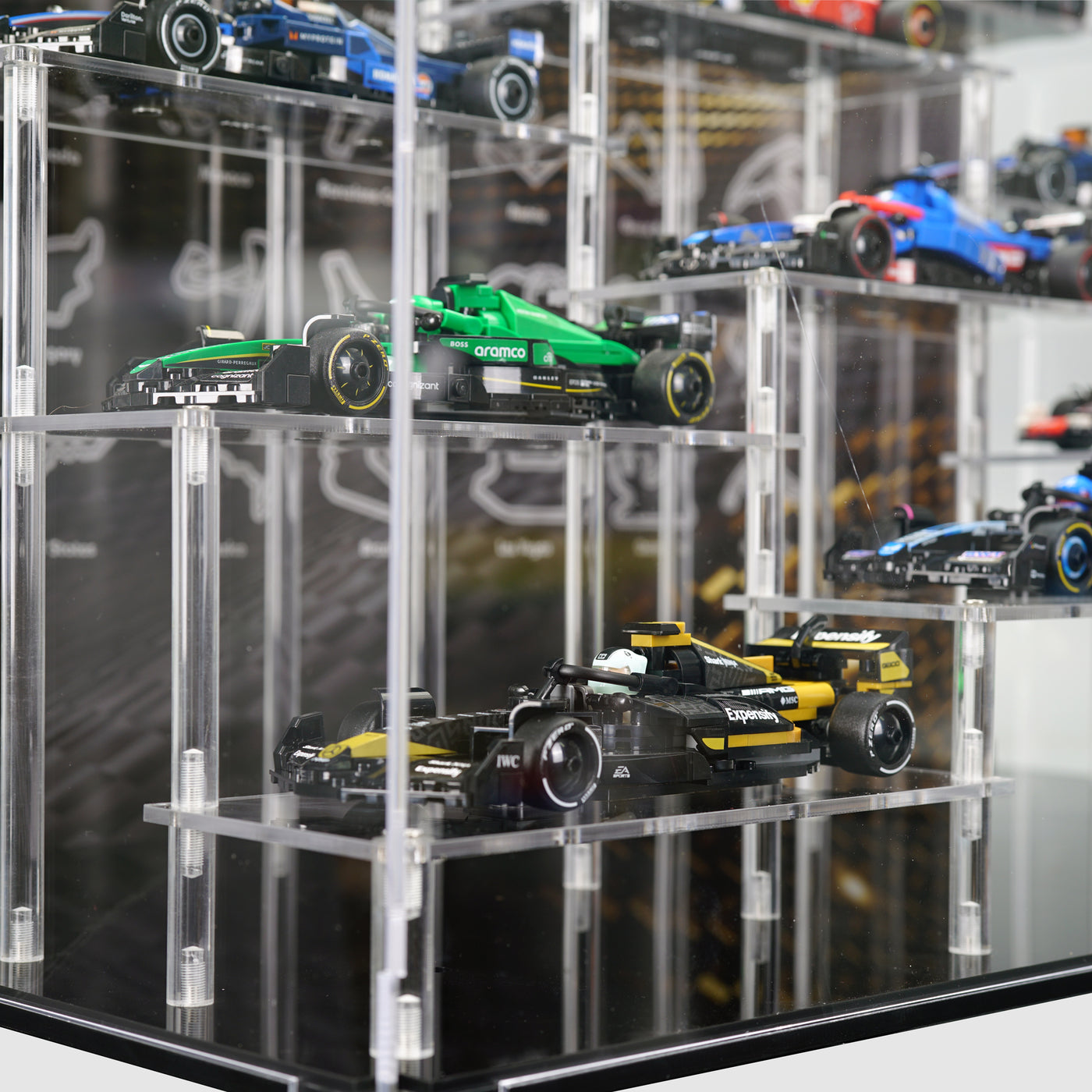 LEGO Speed Champions F1® Race Car Series | Acrylic LEGO Display Case | ONBRICK