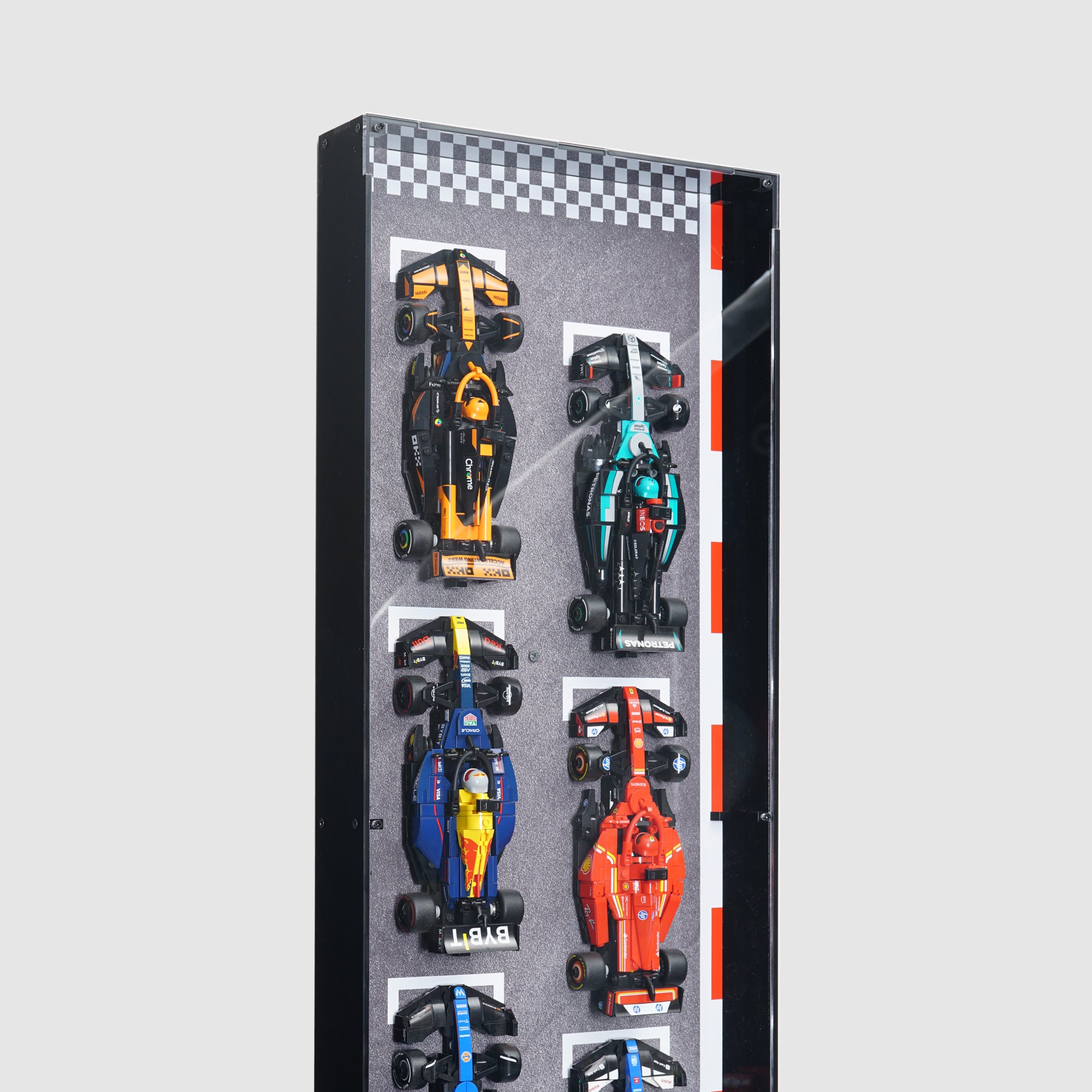 F1 Mini Display Case ONBRICK Custom Fit Acrylic Display Case for LEGO Speed Champions F1 ...