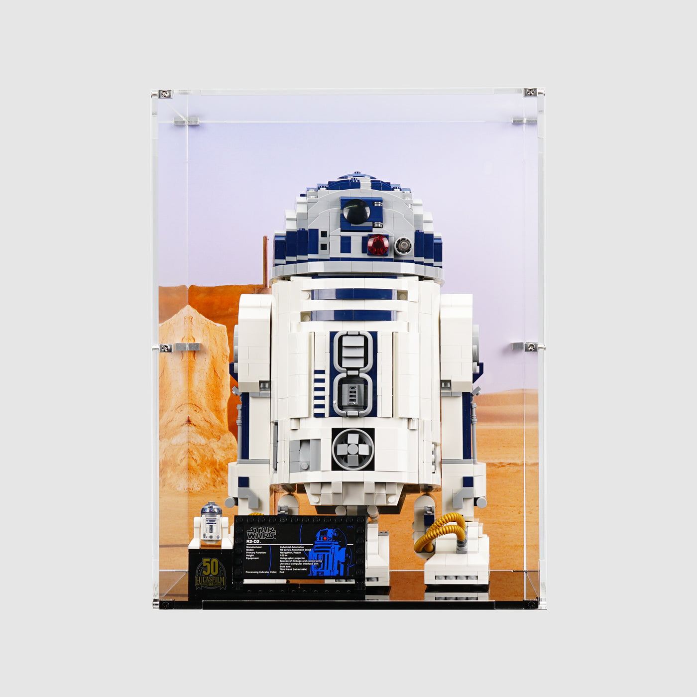 LEGO 10225/75308 R2-D2 Display Case Made in Australia · ONBRICK