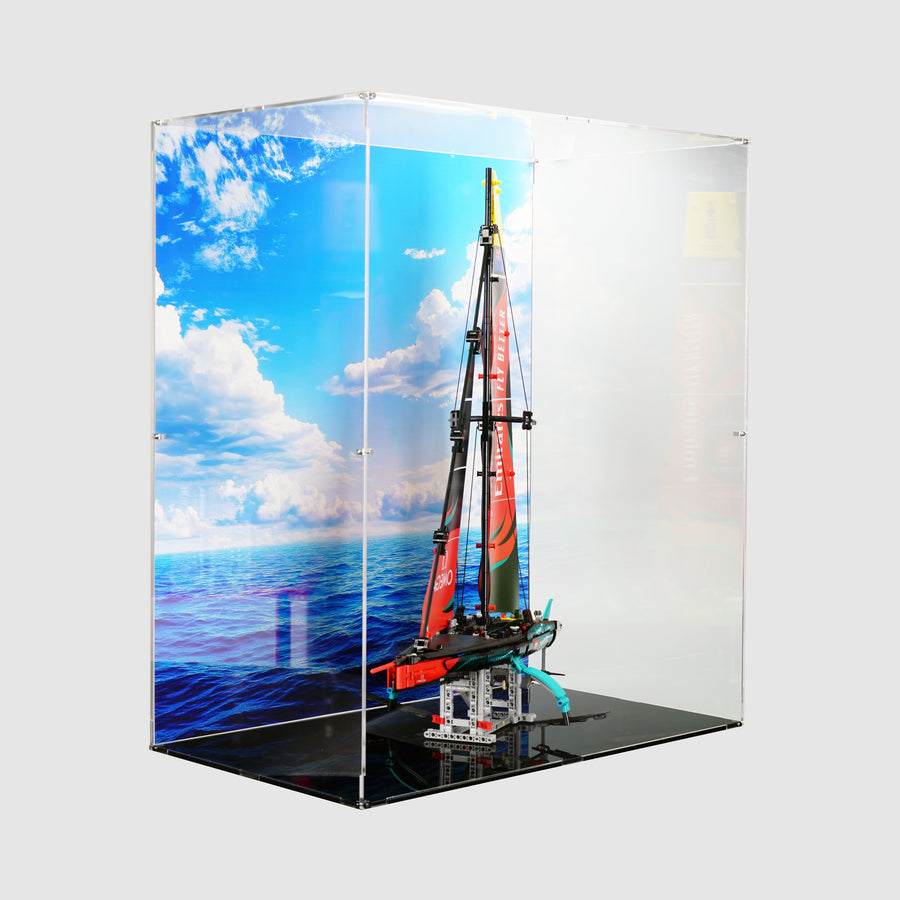 42174 Emirates Team New Zealand AC75 Yacht Display Case