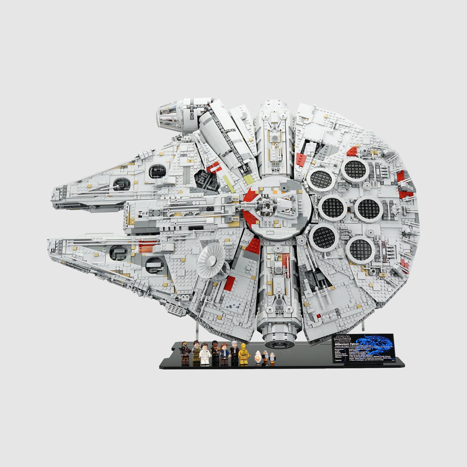 Force Awakens Lego Millennium Falcon Minifigures Force Awakens