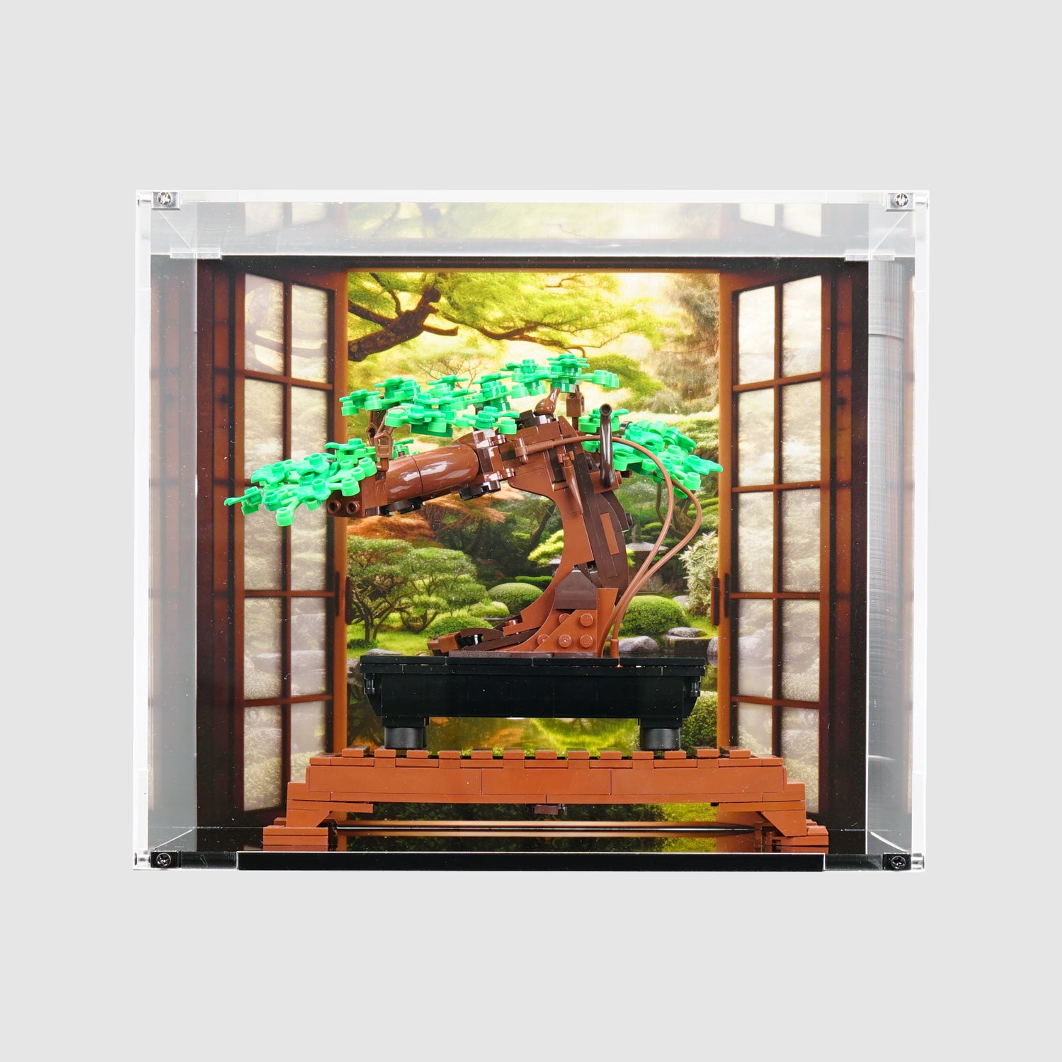 lego bonsai tree case ONBRICK Custom Fit Acrylic Display Case for LEGO 10281 Bonsai Tree – Dustproof Display Box · ONBRICK