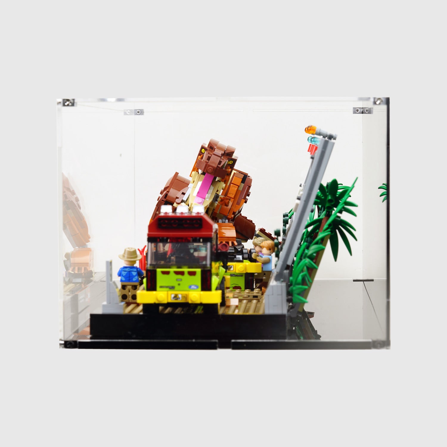 アニメ　展示グッズセット ONBRICK Custom Fit Acrylic Display Case for LEGO 76956 T. rex